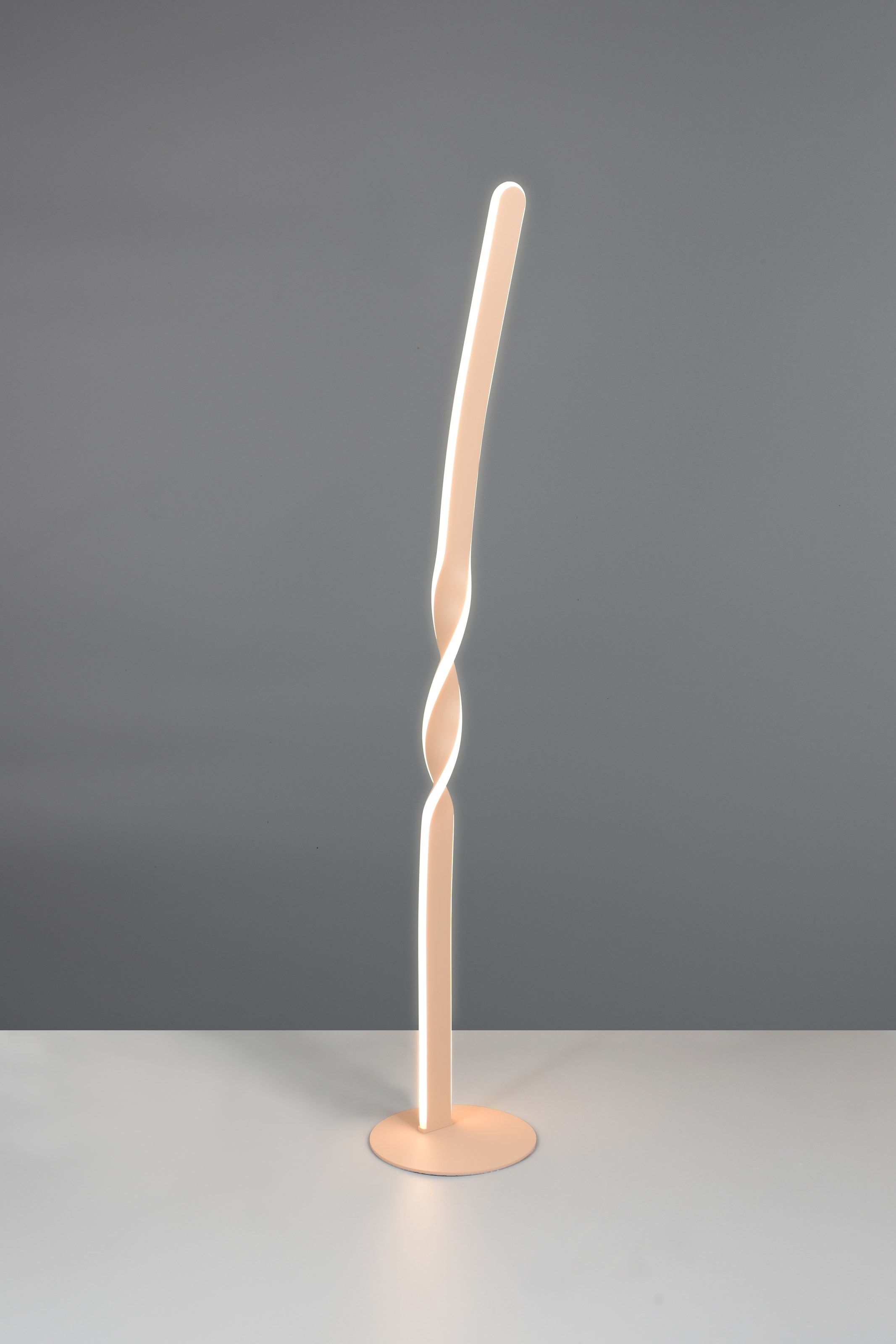 REALITY Leuchten LED Stehlampe »GINKO, LED Stehleuchte mit 19W 2060 Lumen 3000K warmweiß« LED-Board 1 Stk. Warmweiß Stehlampe mit Fußschalter + 180cm Kabel, Höhe 110 cm Ø 20cm