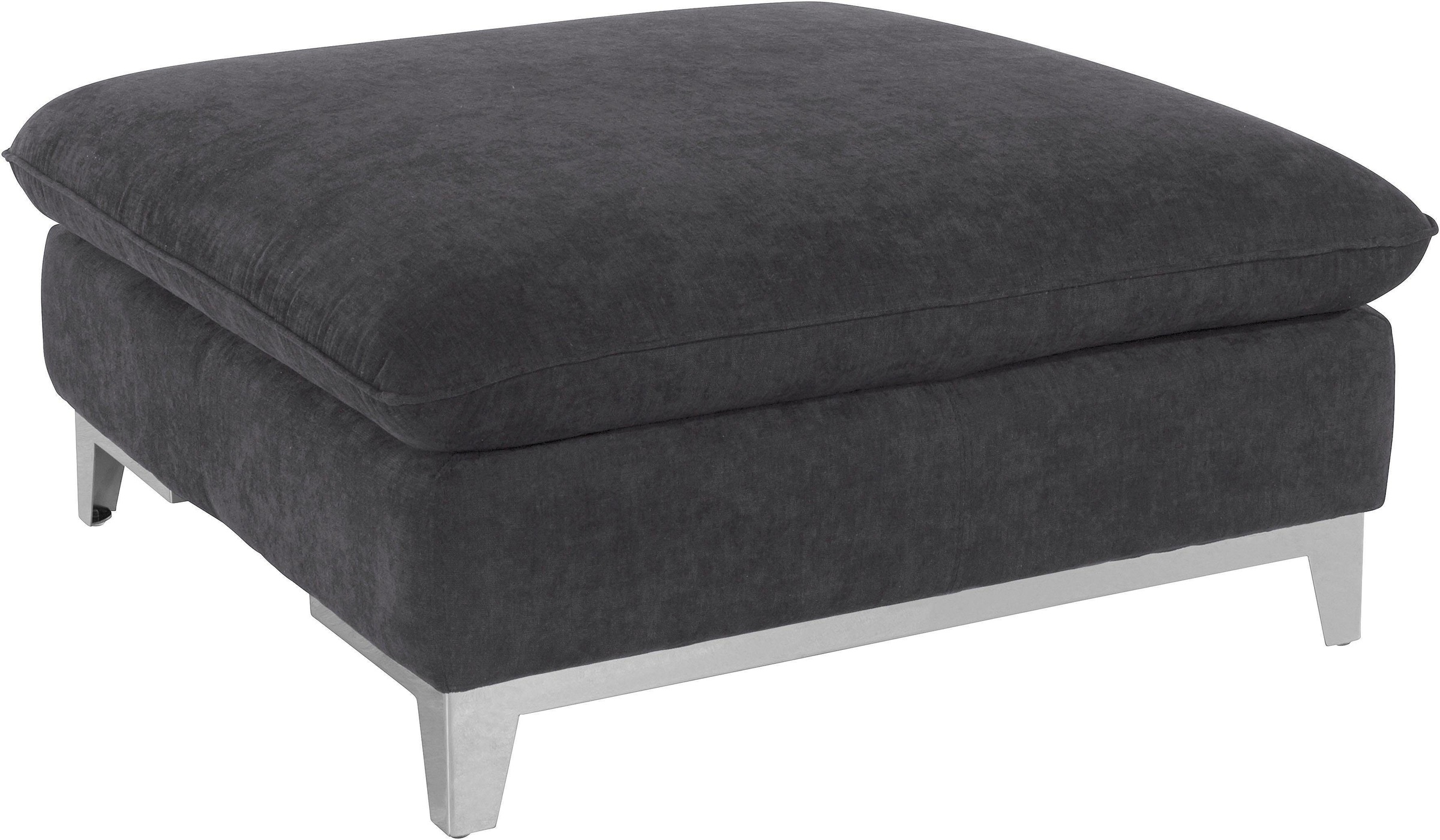 COTTA Polstergarnitur »Teresa L-Form«, (Set), Set bestehend aus: Ecksofa mit Kopfteilverstellung & Hocker