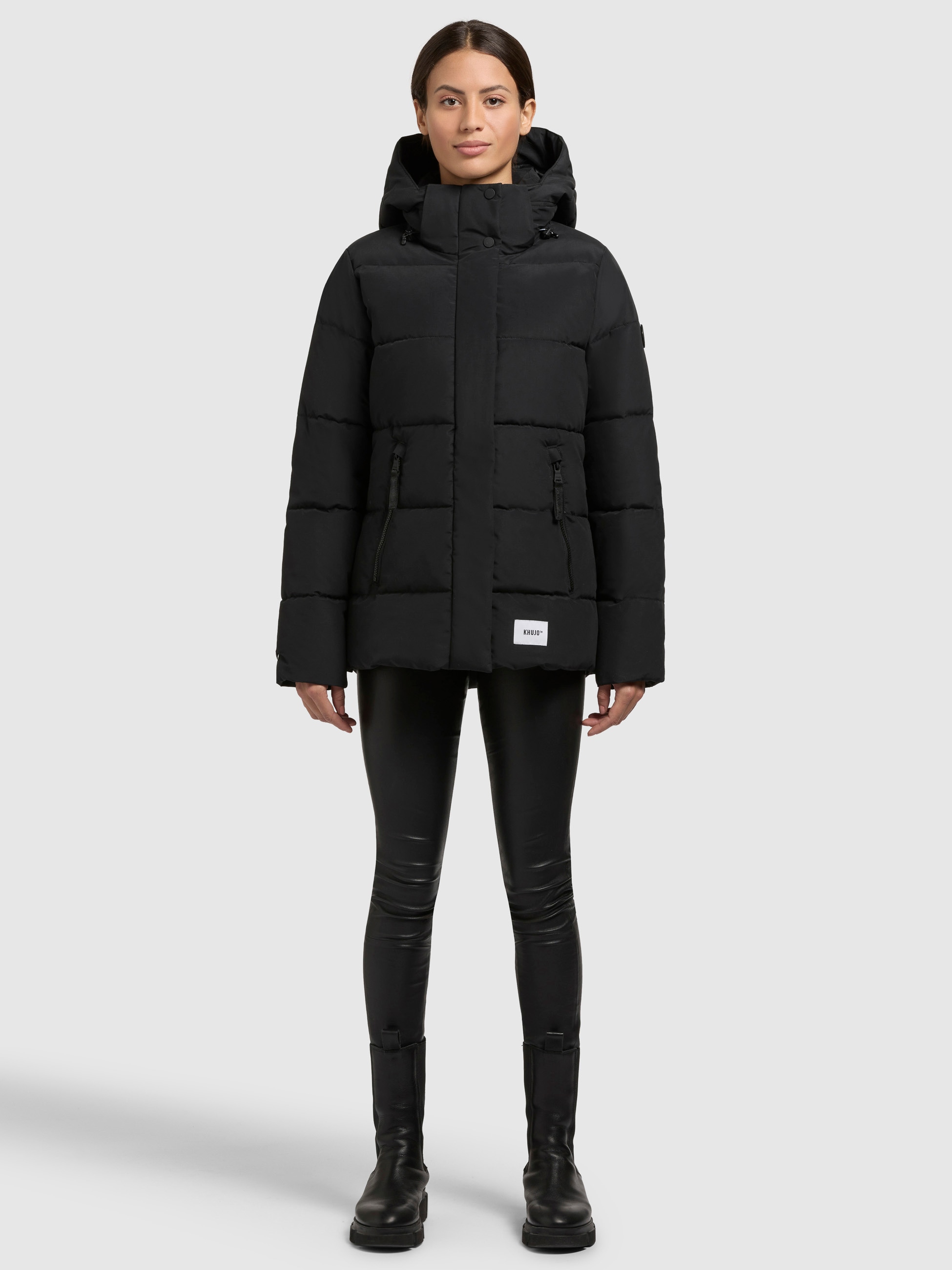khujo Steppjacke »MANC«, mit Kapuze