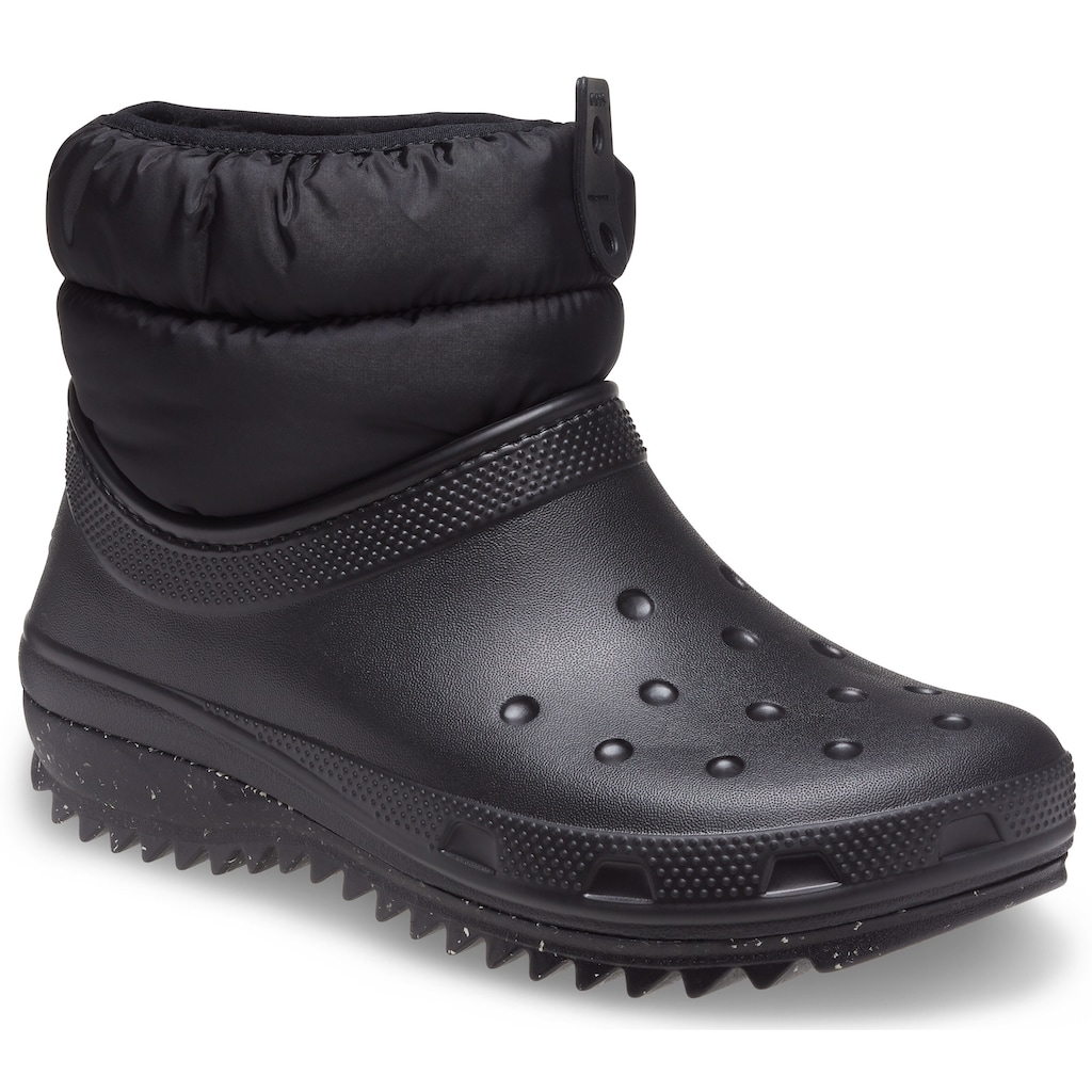 Crocs Snowboots »Winterstiefel Classic Neo Puff Shorty«, mit elastischem Schafteinstieg