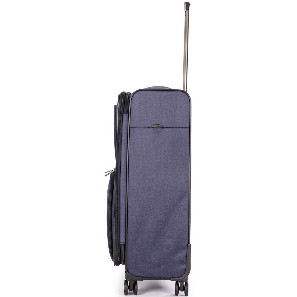 Stratic Weichgepäck-Trolley »Bendigo Light + M, navy«, 4 Rollen