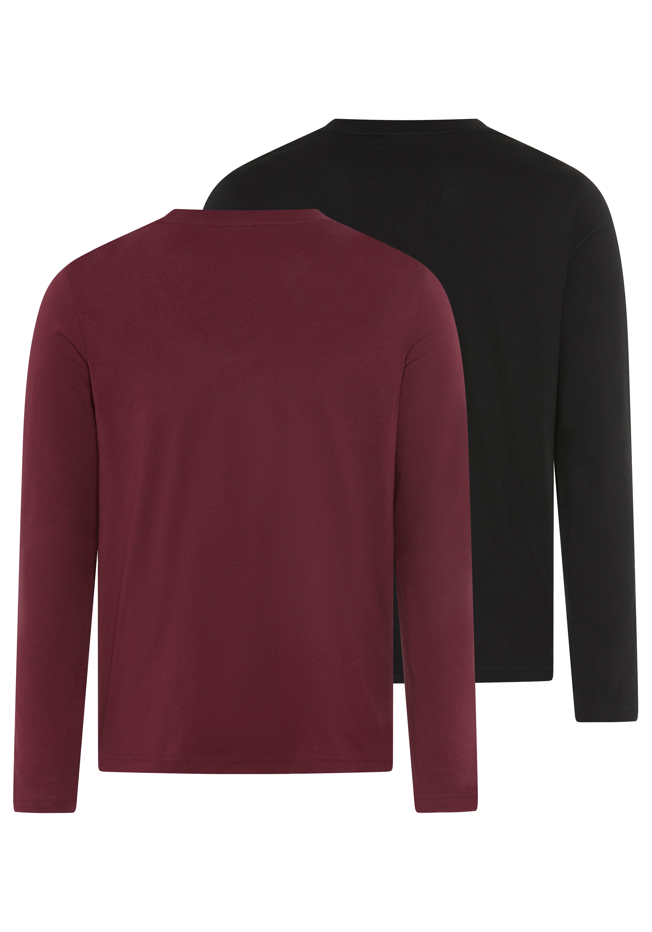 Marc O'Polo Longsleeve Packung, 2 Stk. Rundhals, shaped fit, Jersey, basic