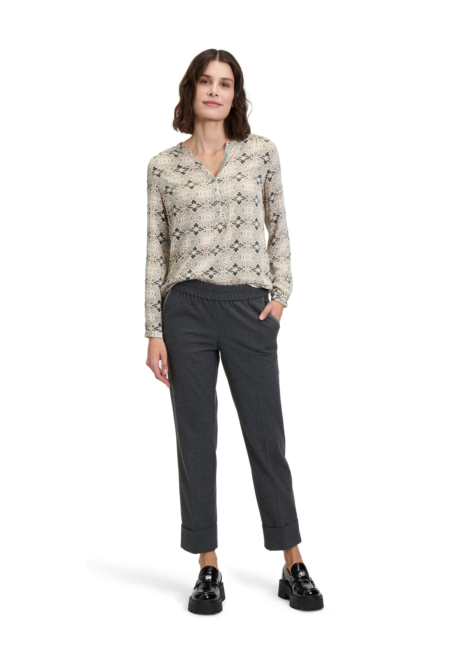 Cartoon Klassische Bluse »Casual-Bluse mit Muster«