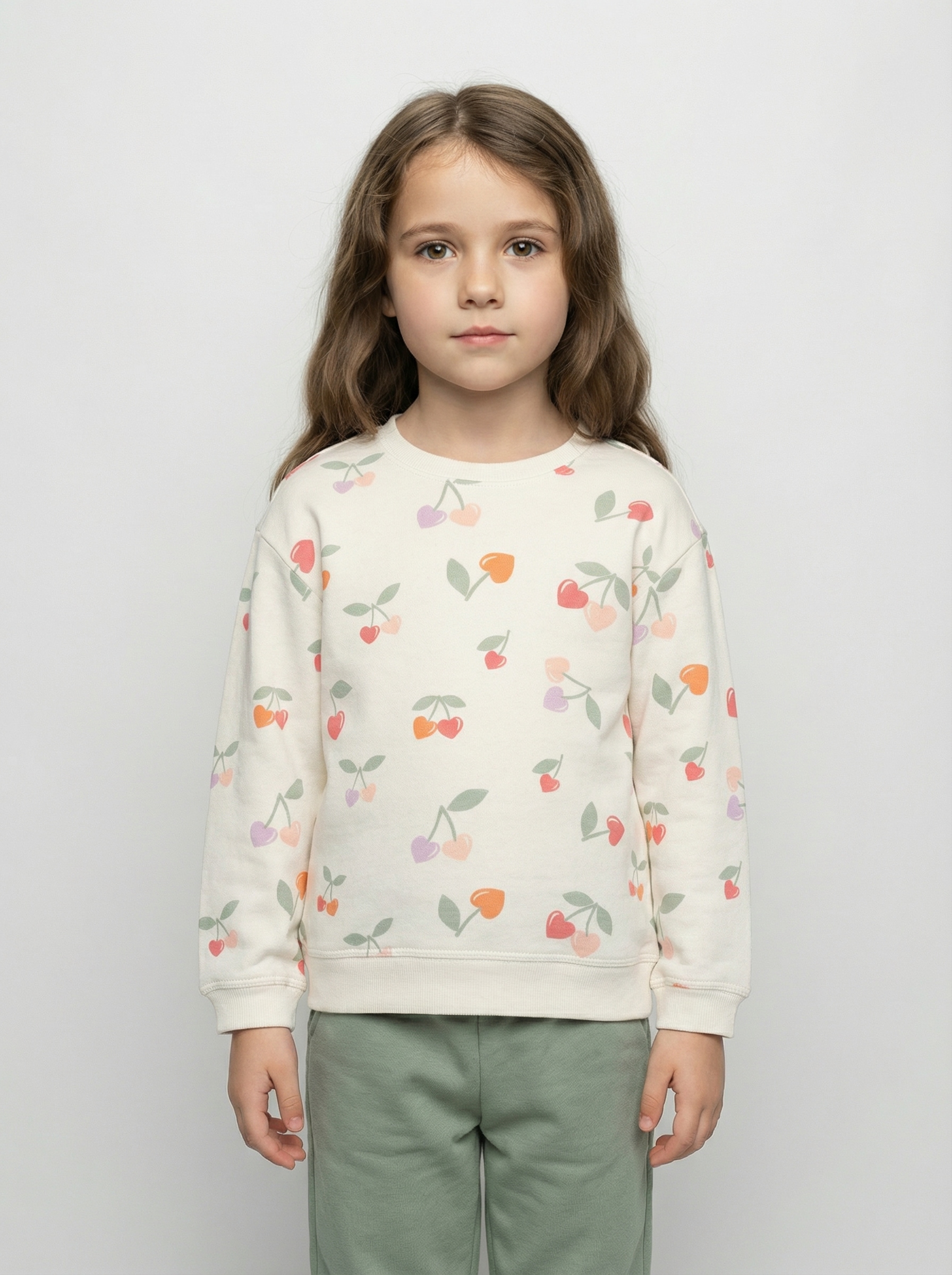 Blue Seven Sweater »Blue Seven Mädchen Sweatshirt langarm mit Bündchen«
