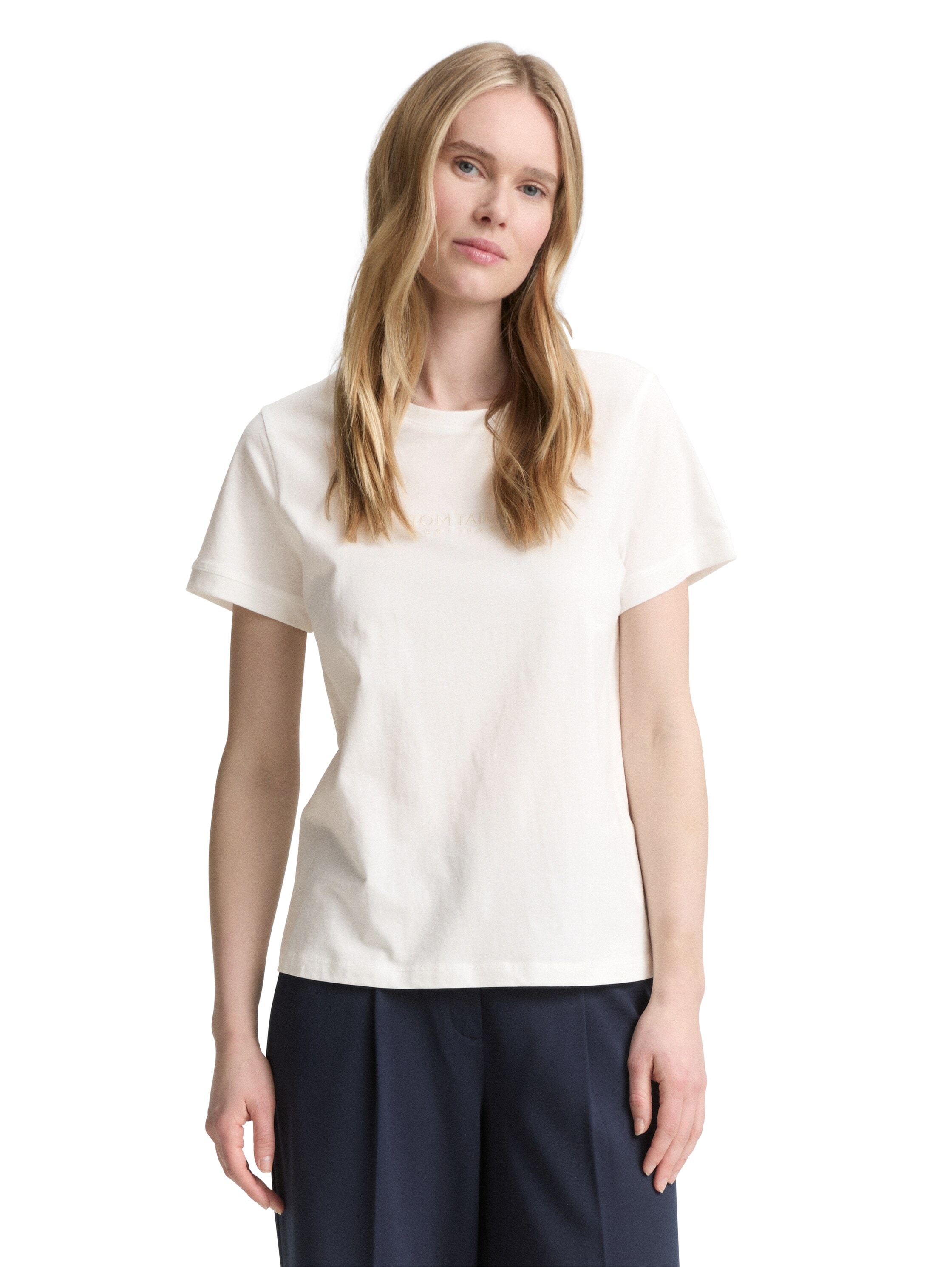 TOM TAILOR T-Shirt, (Packung, 2 tlg.), mit Logo Schriftzug