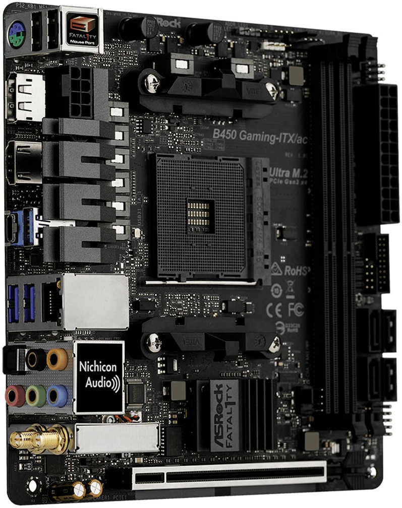 Asrock Mainboard »Fatal1ty B450 Gaming-ITX/ac«