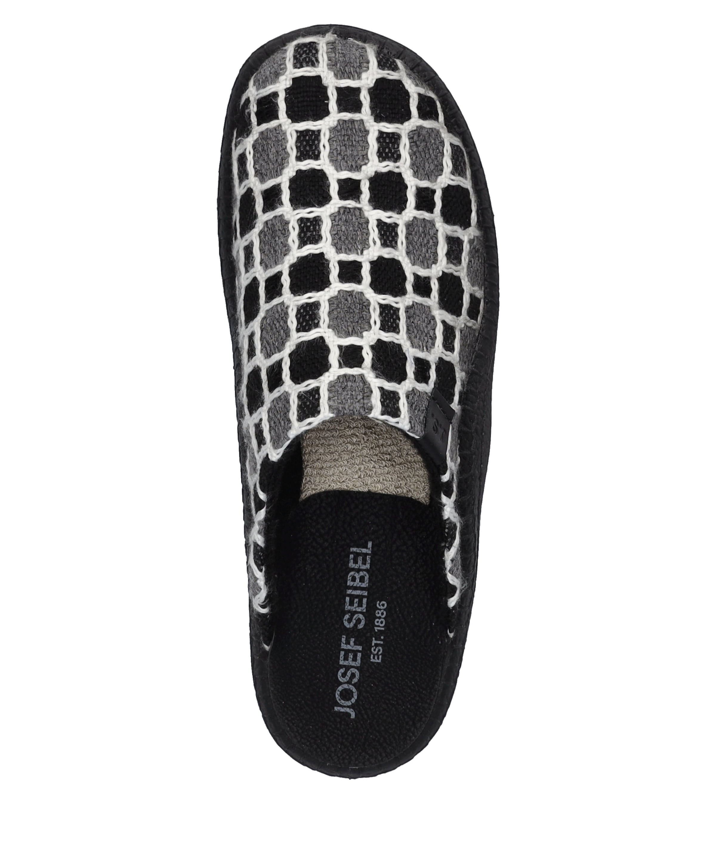 Josef Seibel Hausschuh »Monaco D 03, schwarz-multi«