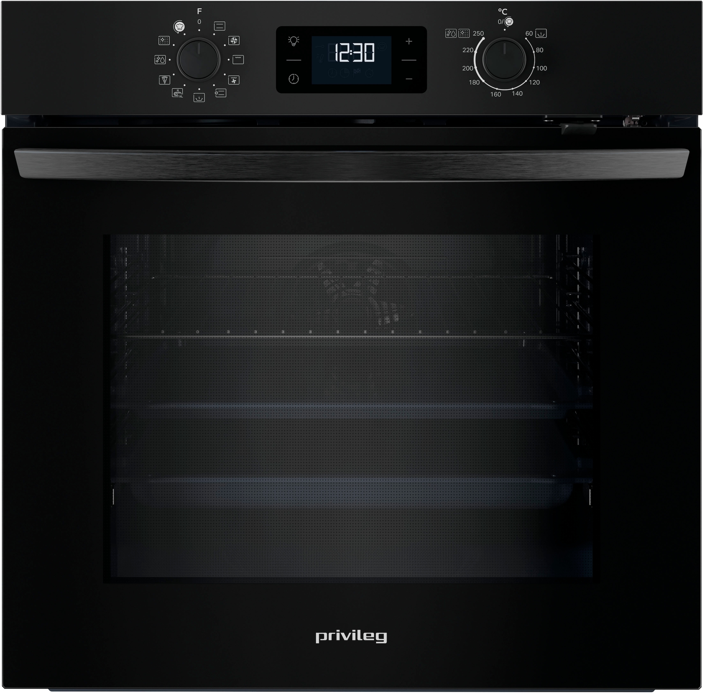 Privileg Backofen-Set »PBA285PU1K«, (Set, 2 St.), Hydrolyse & Pyrolyse - zwei Reinigungsfunktionen für jeden Bedarf