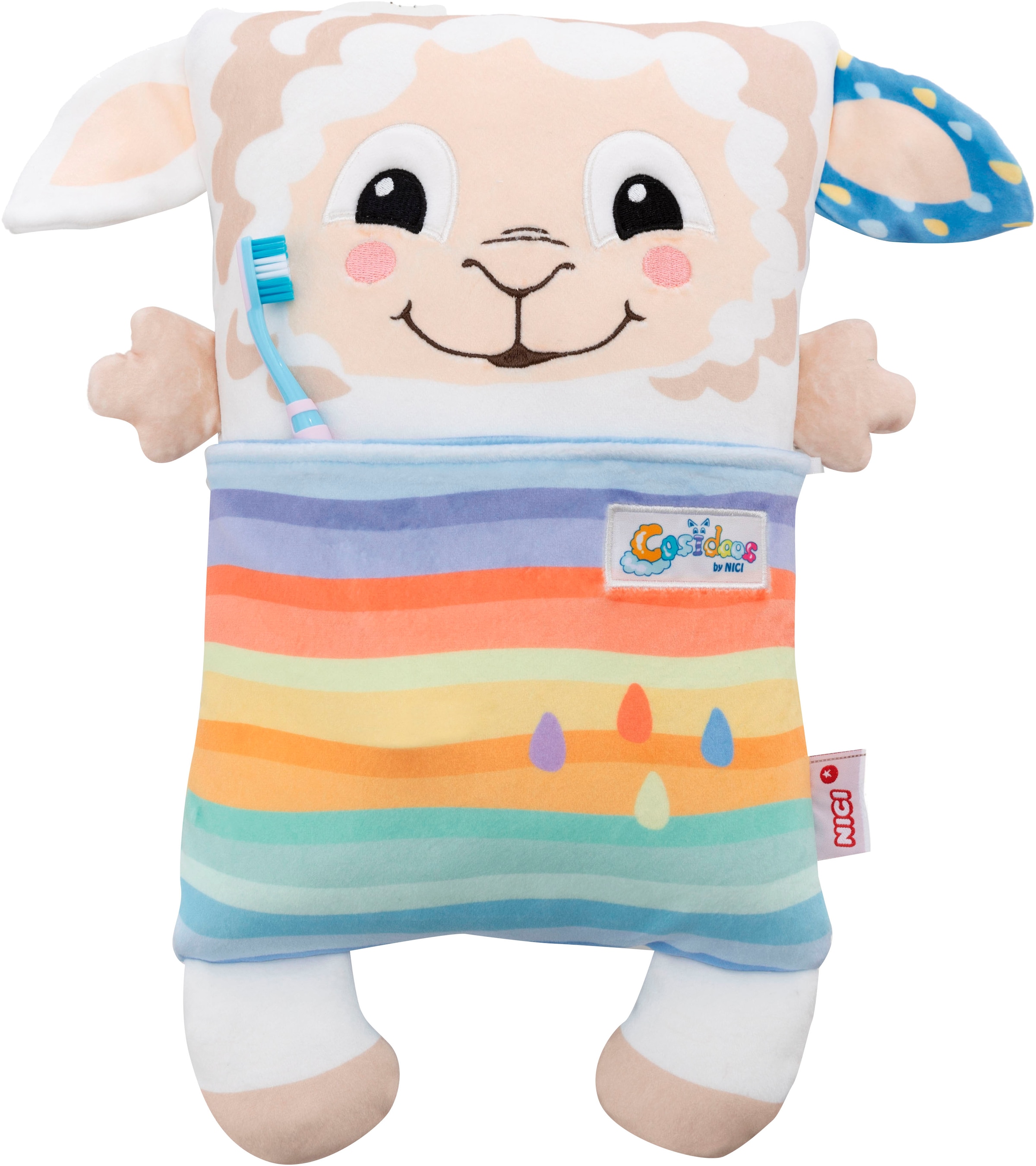 Nici Kuscheltier »Cosidoos, Schaf mit Wendefunktion 30x20 cm« enthält recyceltes Material (Global Recycled Standard)