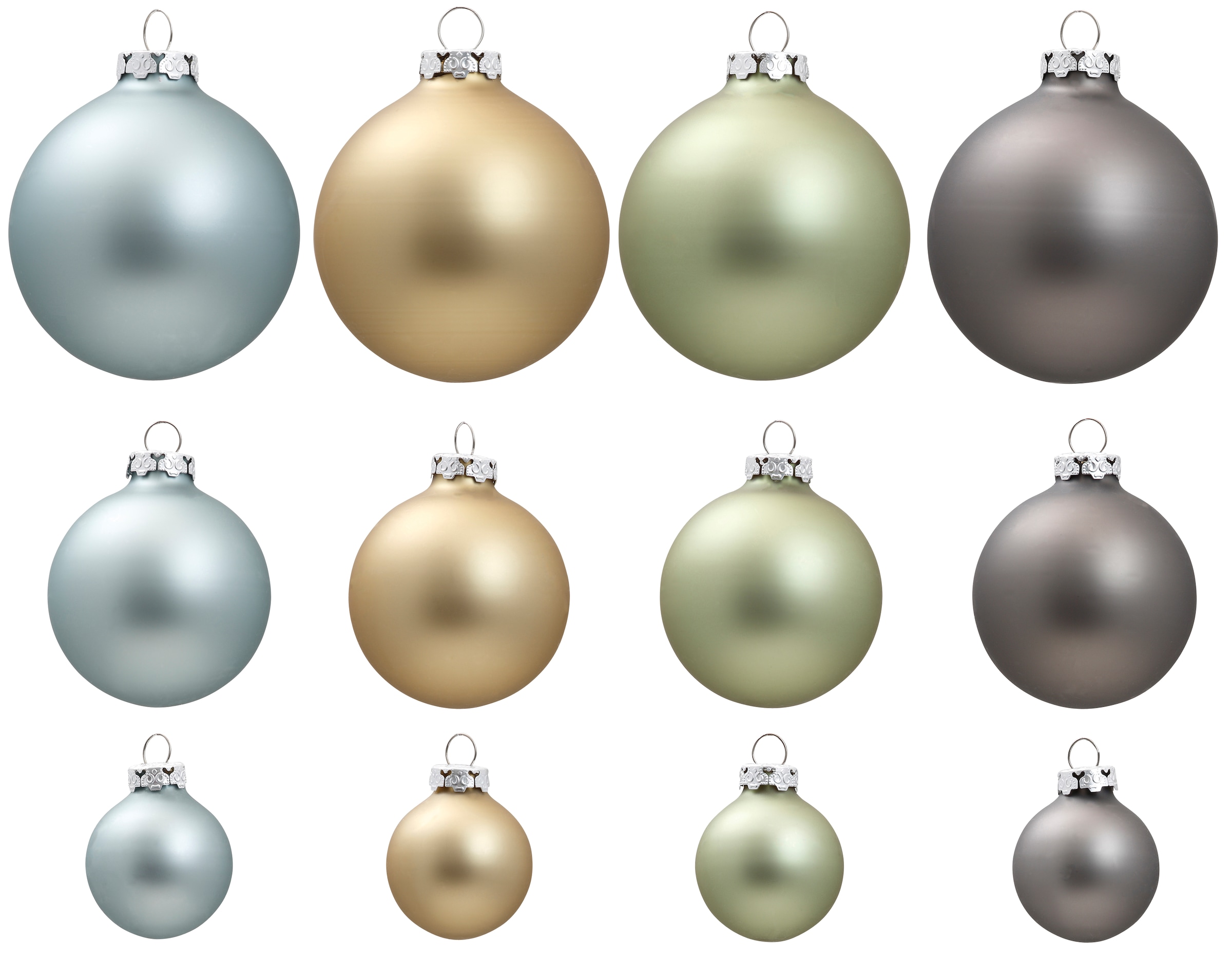 (Packung, deco »Weihnachtsdeko, online kaufen St.), Christbaumkugeln Creativ mit 8 Glas«, Christbaumschmuck, Perl-Optik Weihnachtsbaumkugel