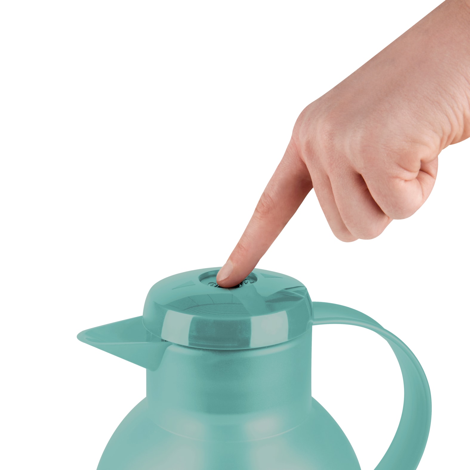 Emsa Isolierkanne »Samba« 1,5 l XXL-Modell, zeitloses Design, einfacher Knopfdruck, 24h kalt, 12h warm