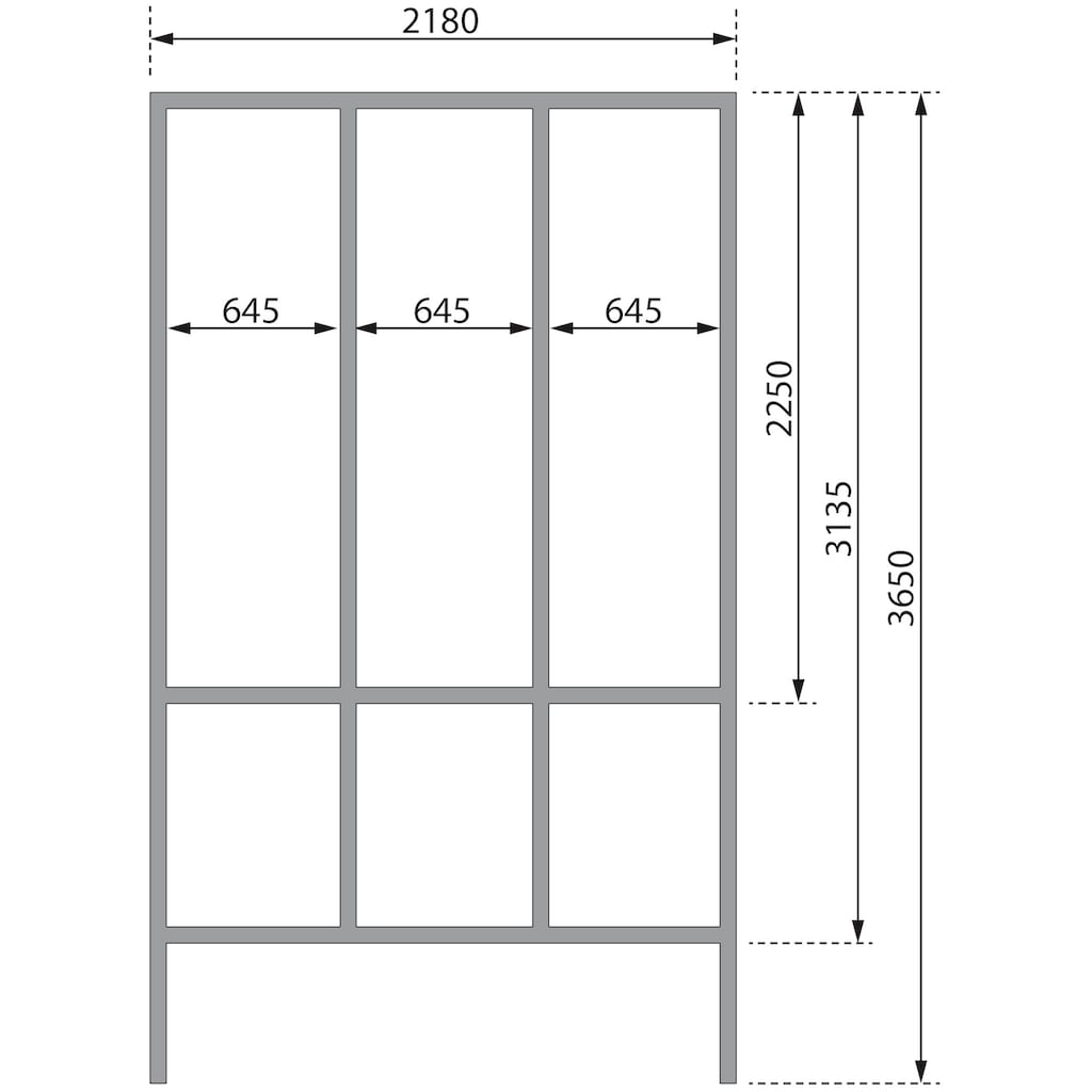 Karibu Fasssauna »Fasshaus 3«, (Set, 2 St.)