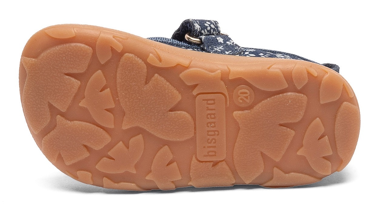 Bisgaard Hausschuh »barefoot ballet Weite: normal«, Ballerina, Barfußschuh, Klettschuh, Größenschablone zum Download