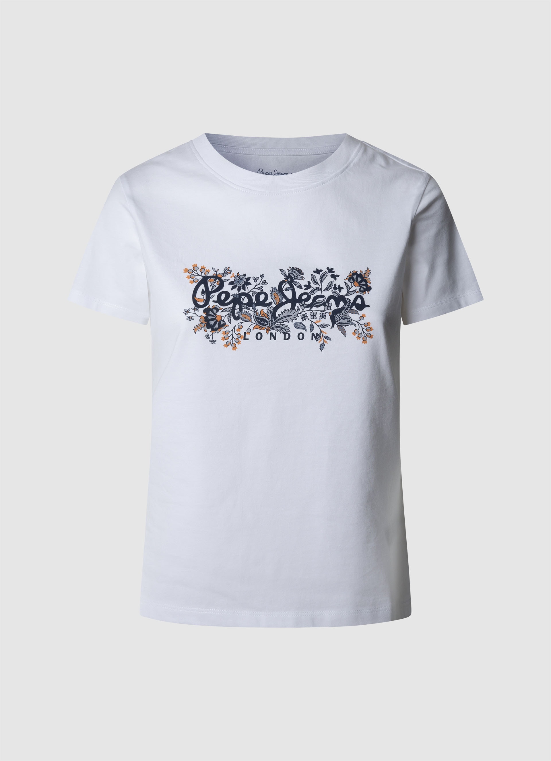 Pepe Jeans T-Shirt »ROSALIND«, mit floralem Print vorn