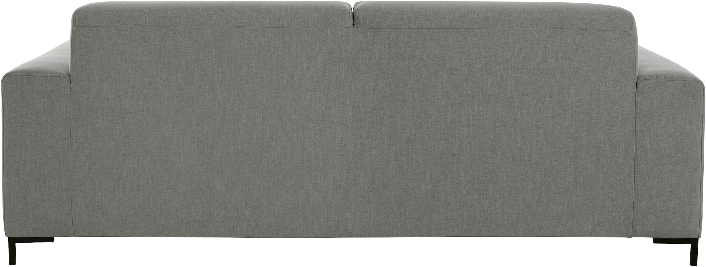 OTTO products 3-Sitzer »Grazzo, zeitlos und elegant, moderne Sitzheftung«, hochwertige Stoffe aus recyceltem Material, Steppung im Sitzbereich