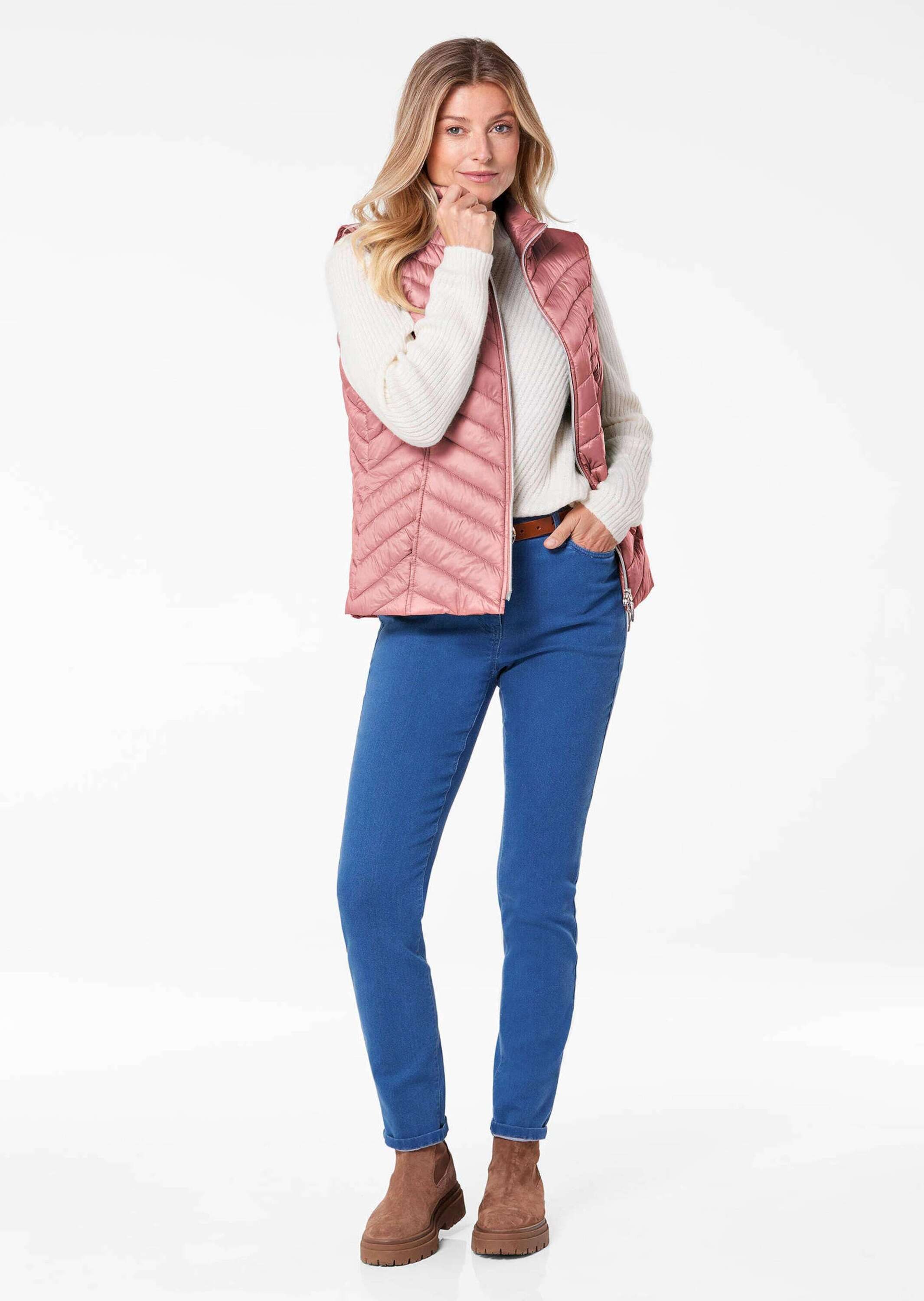 GOLDNER Kurzweste »Figurschmeichelnde Weste mit leichter Wattierung«