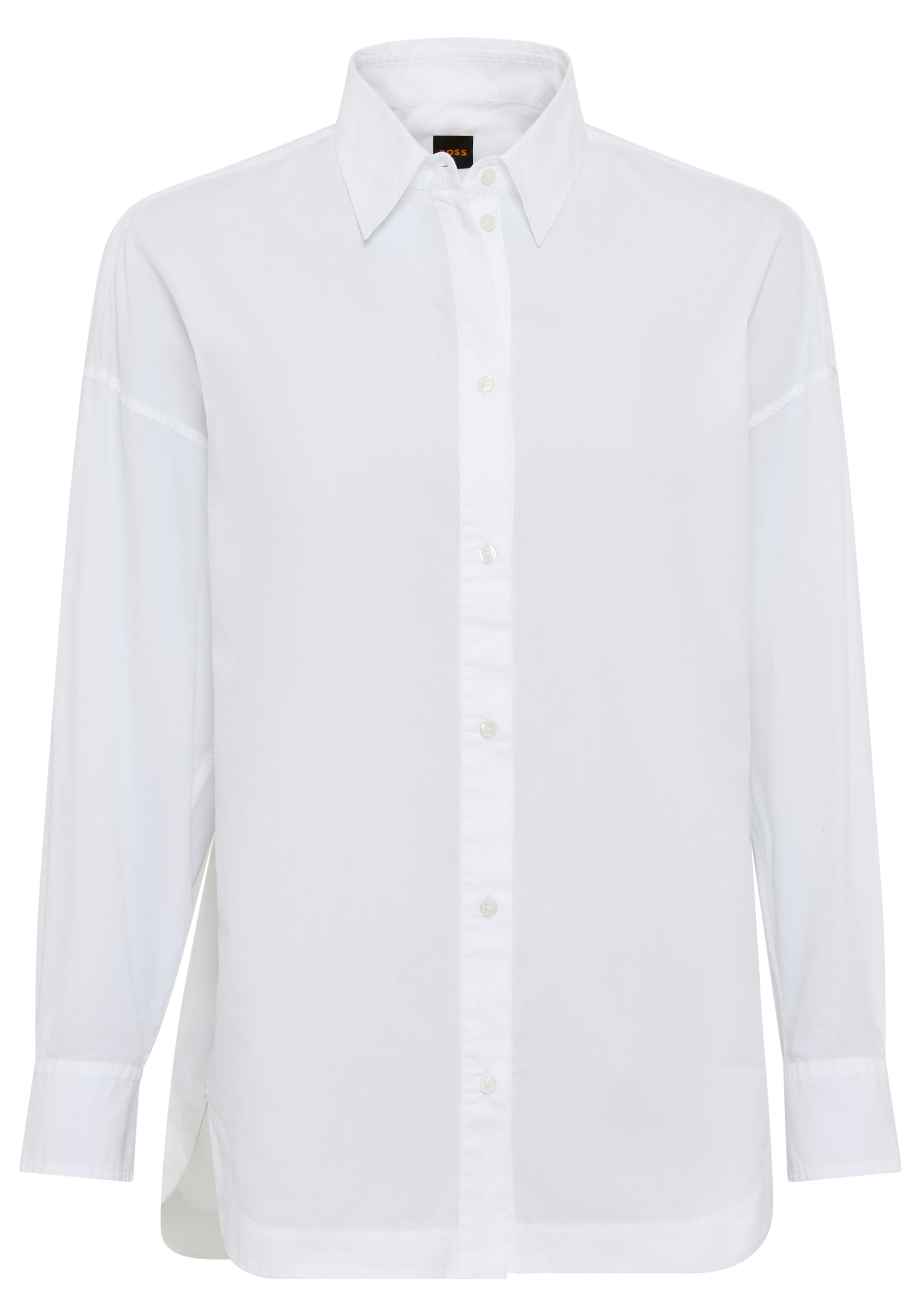 BOSS ORANGE Hemdbluse »Bostatta Premium Damenmode« im Oversize Fit