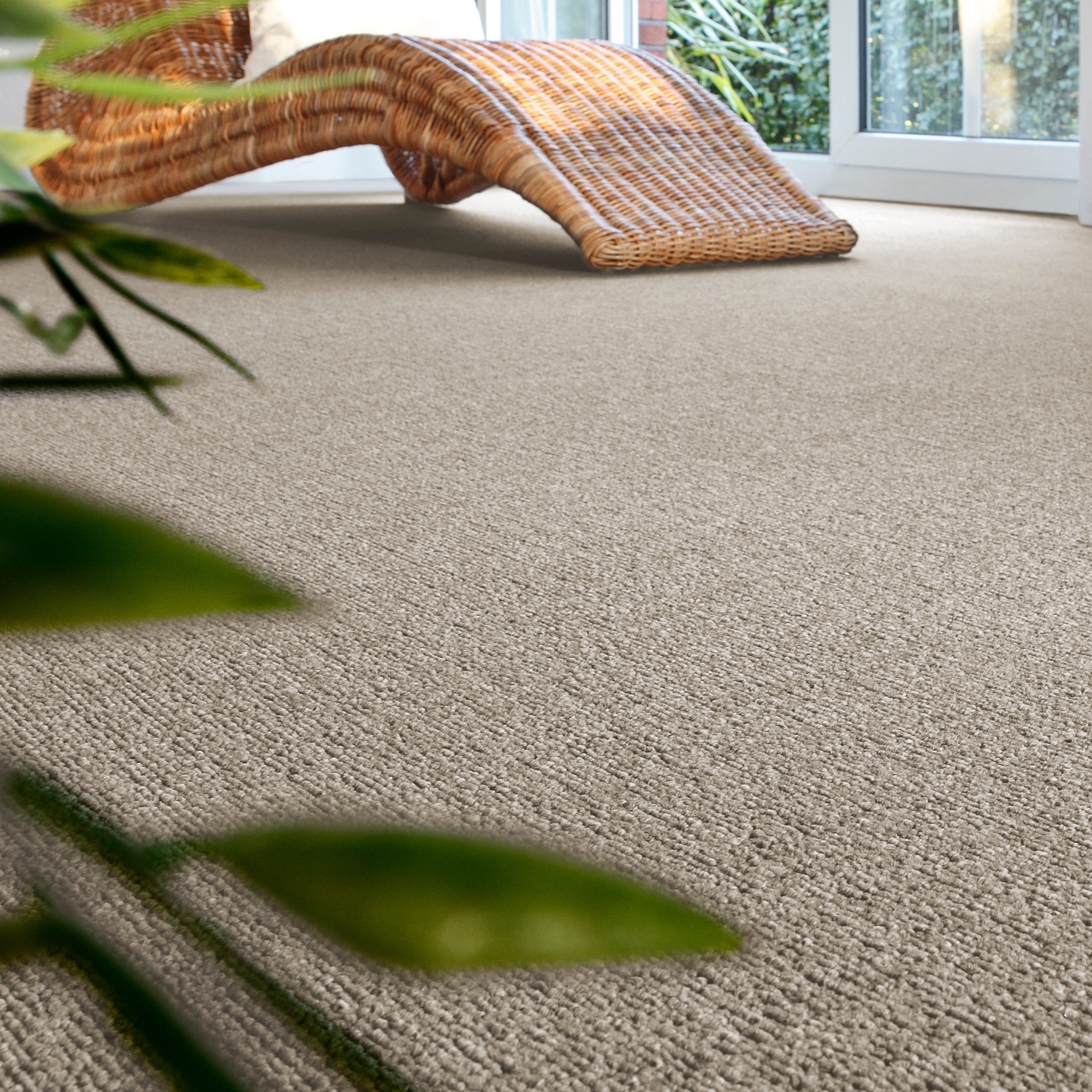 Andiamo, Teppichboden »Rambo, Feinschlinge, Made in Netherlands« rechteckig 4, 5 mm Höhe meliert, Breite 400 cm oder 500 cm, strapazierfähig & 