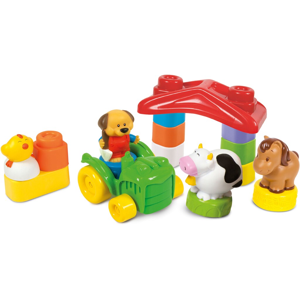 Clementoni® Spielbausteine »Clemmy Soft, Happy Farm«, (17 St.)