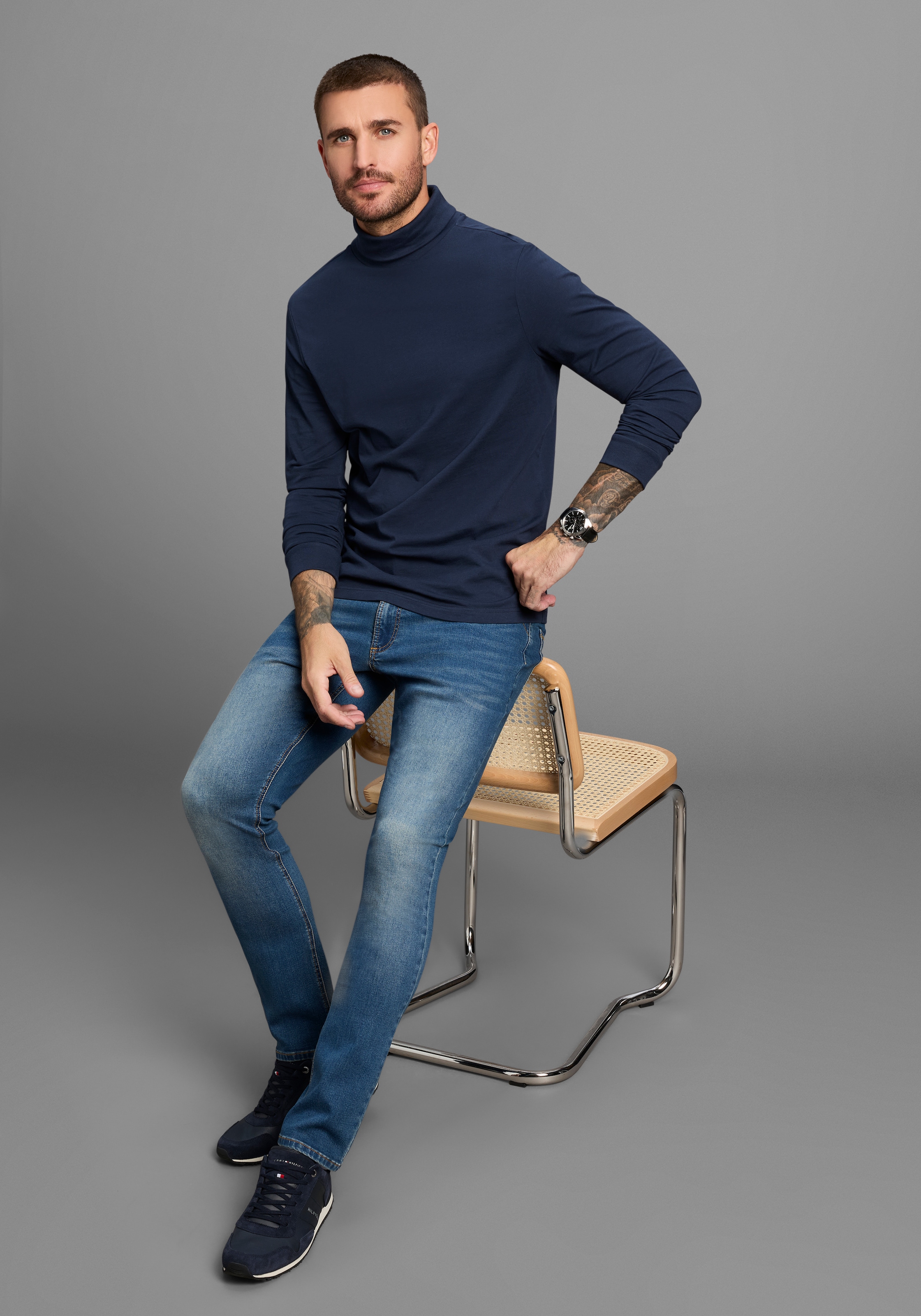 Bruno Banani Rollkragenshirt auch zum Unterziehen