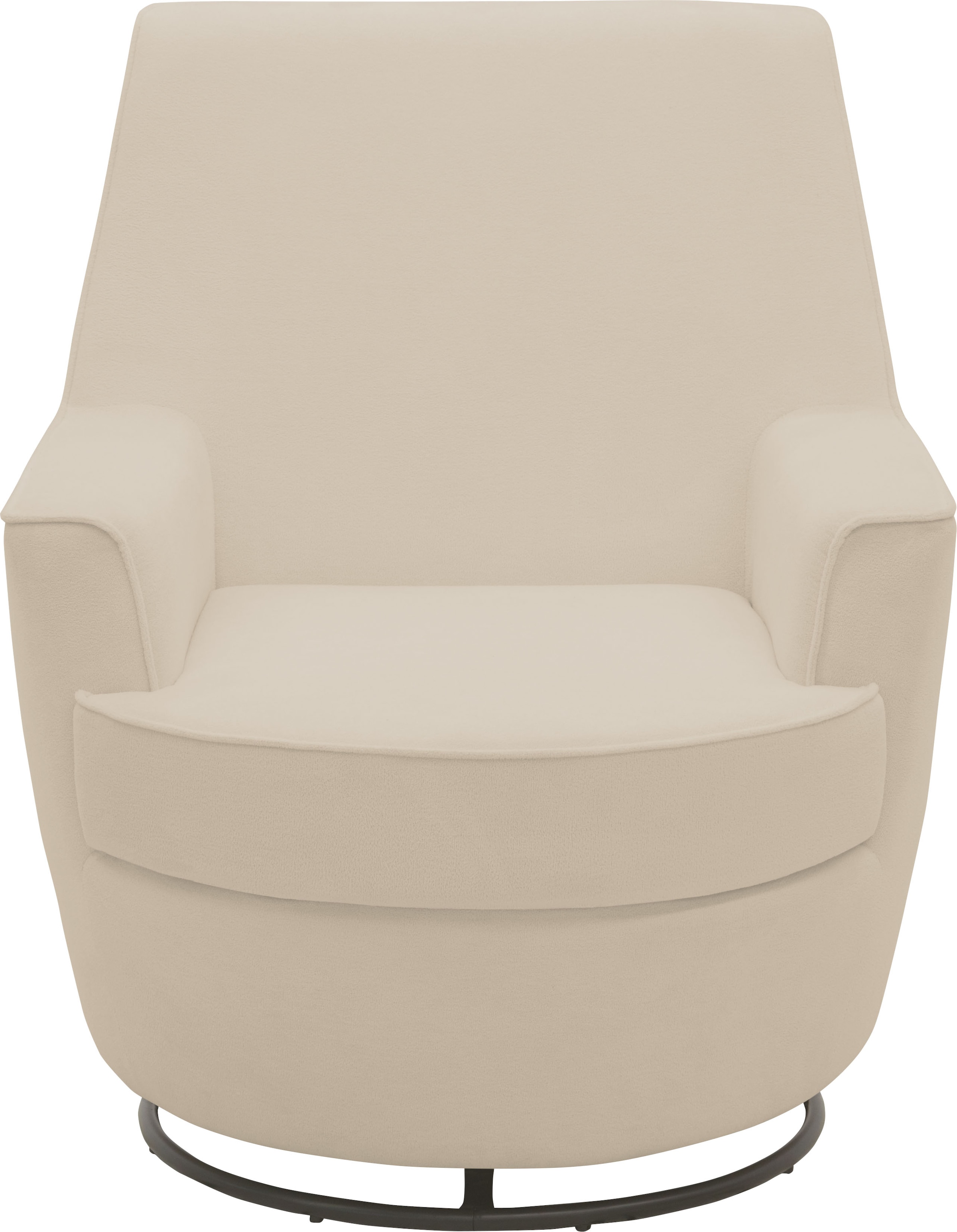 INOSIGN Drehsessel »HETTY, Drehsessel mit Wippfunktion und Hocker; Lesesessel, Armsessel«, (Set, 2 St.), mit Dreh/Wippfunktion, mit Federkern, in Cord und Microfaser