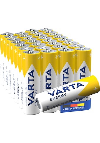 VARTA Batterie »Energy AA Mignon LR6 30er Pack Alkaline Batterien - Made in Germany -... kaufen