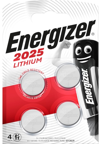 Energizer Knopfzelle »CR2025 Knopfzelle 4x«, CR2025, 3 V, (Packung) kaufen