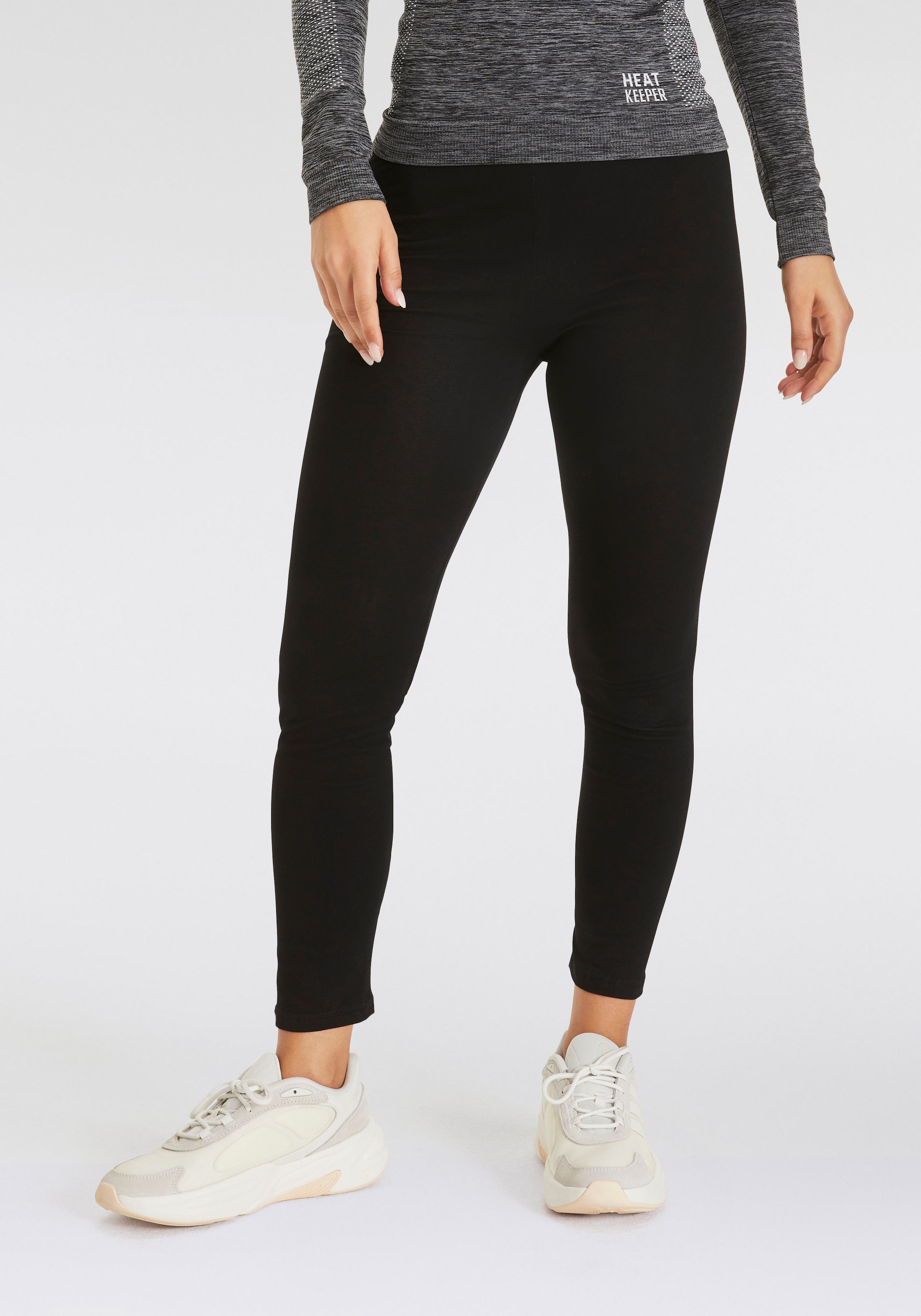 Leggings, Elastisches Bündchen - Cotton Touch