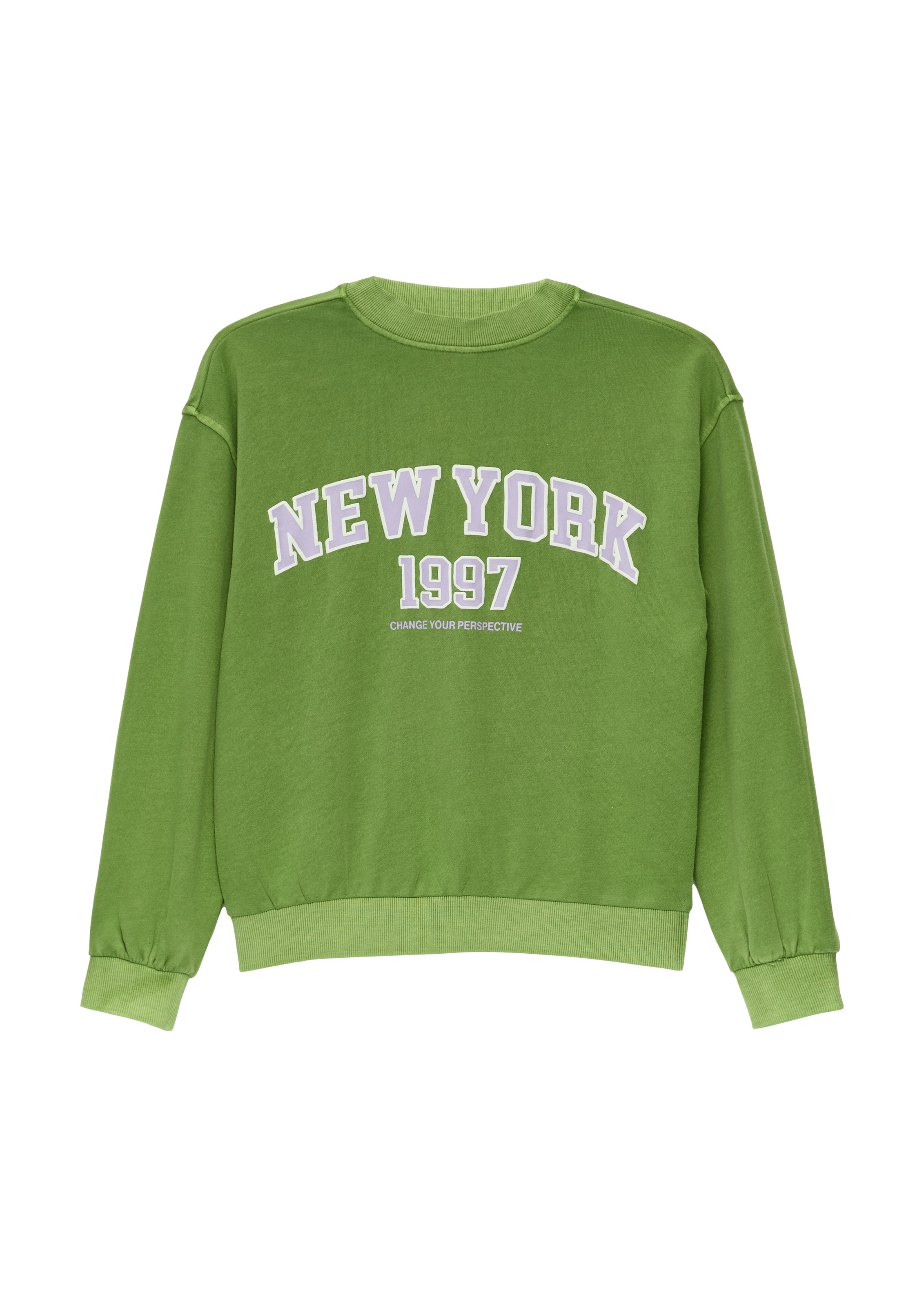 s.Oliver Junior Sweatshirt , mit Waschung und Frontprint
