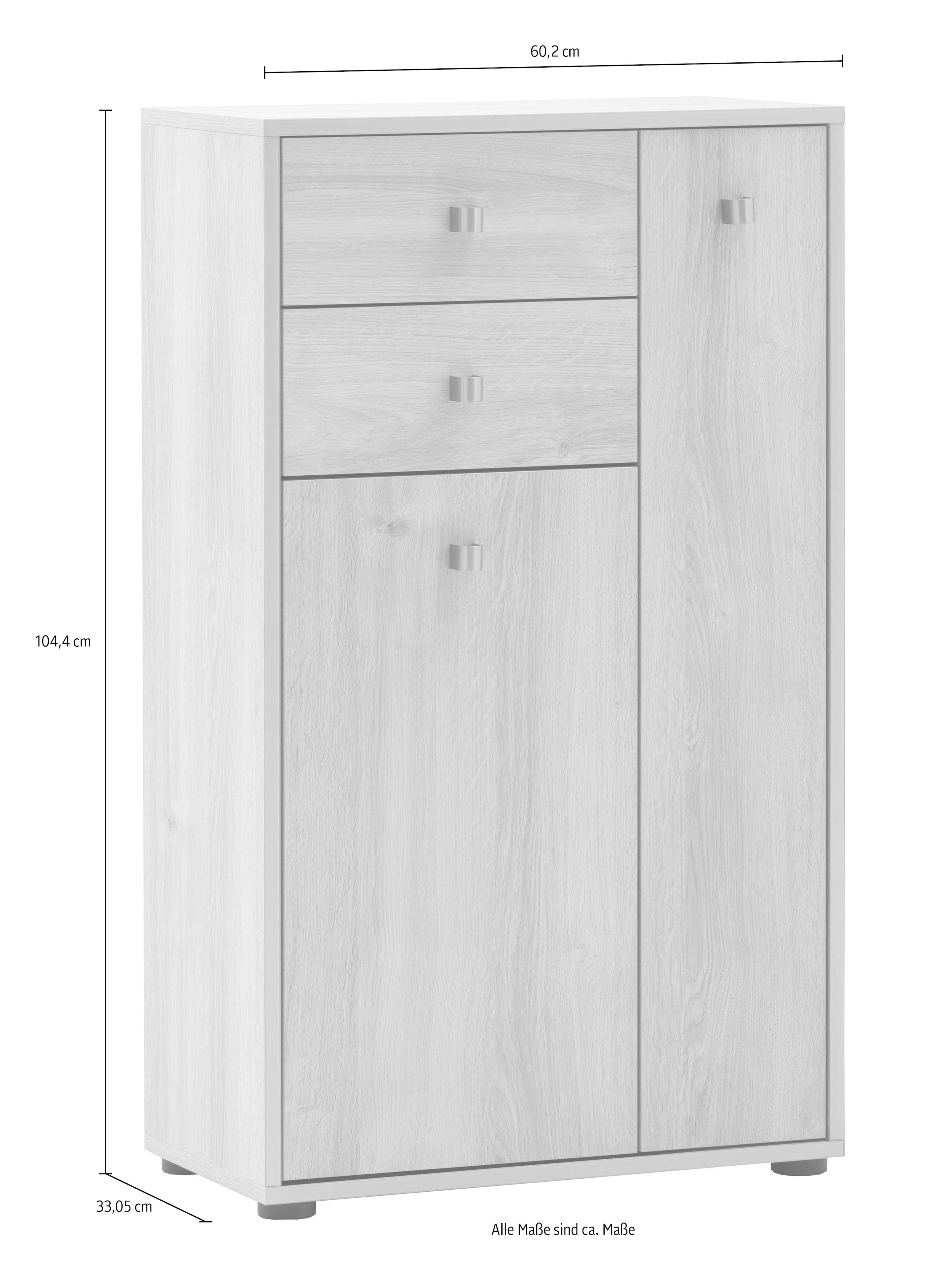 Schildmeyer Highboard »Flora, Highboard, Made in Germany, B: 60 cm« 1 Stk. tlg. Solide Verarbeitung - Dieses Produkt ist in Deutschland gefertigt
