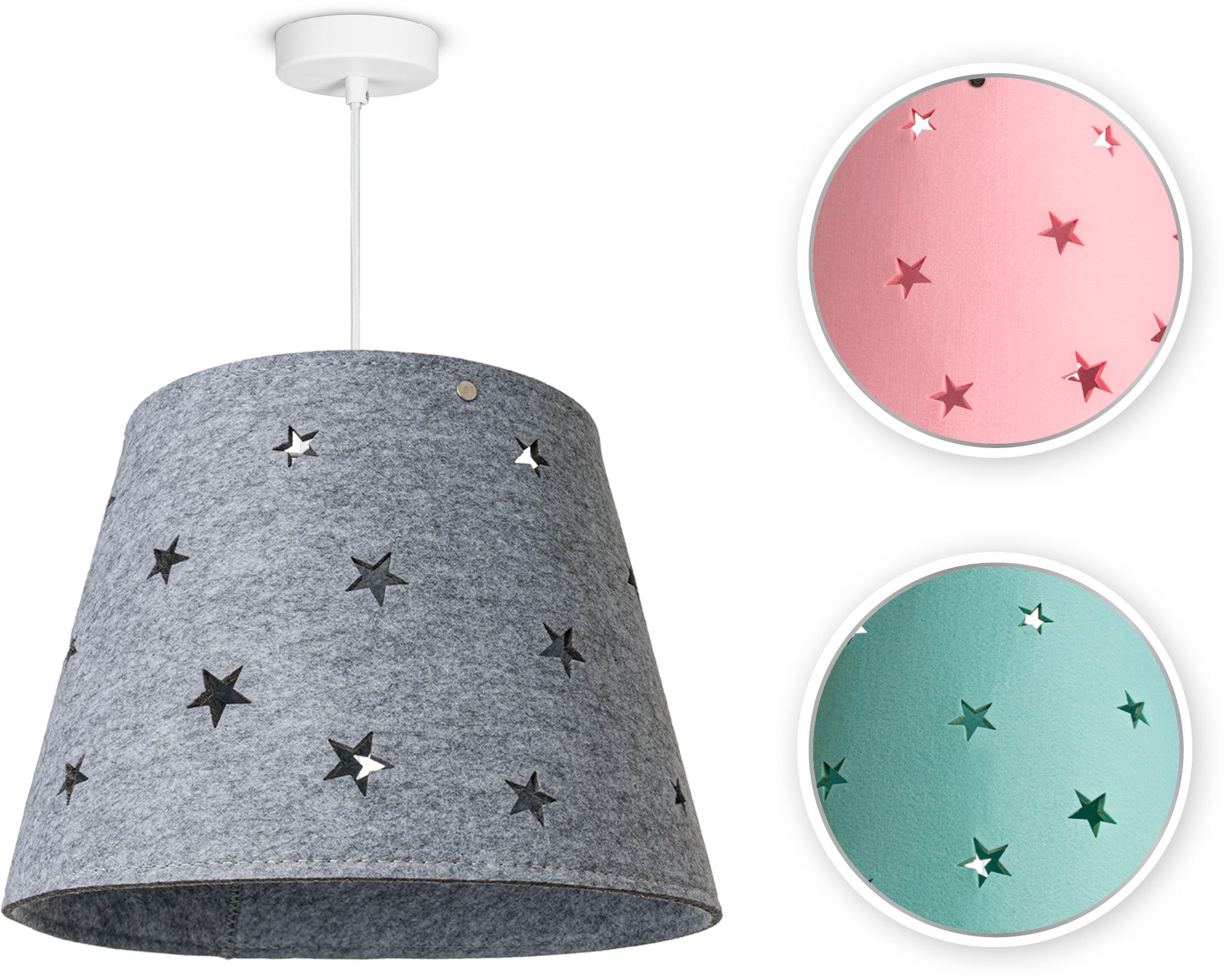 Paco Home Pendelleuchte »HUGO PD1« E27