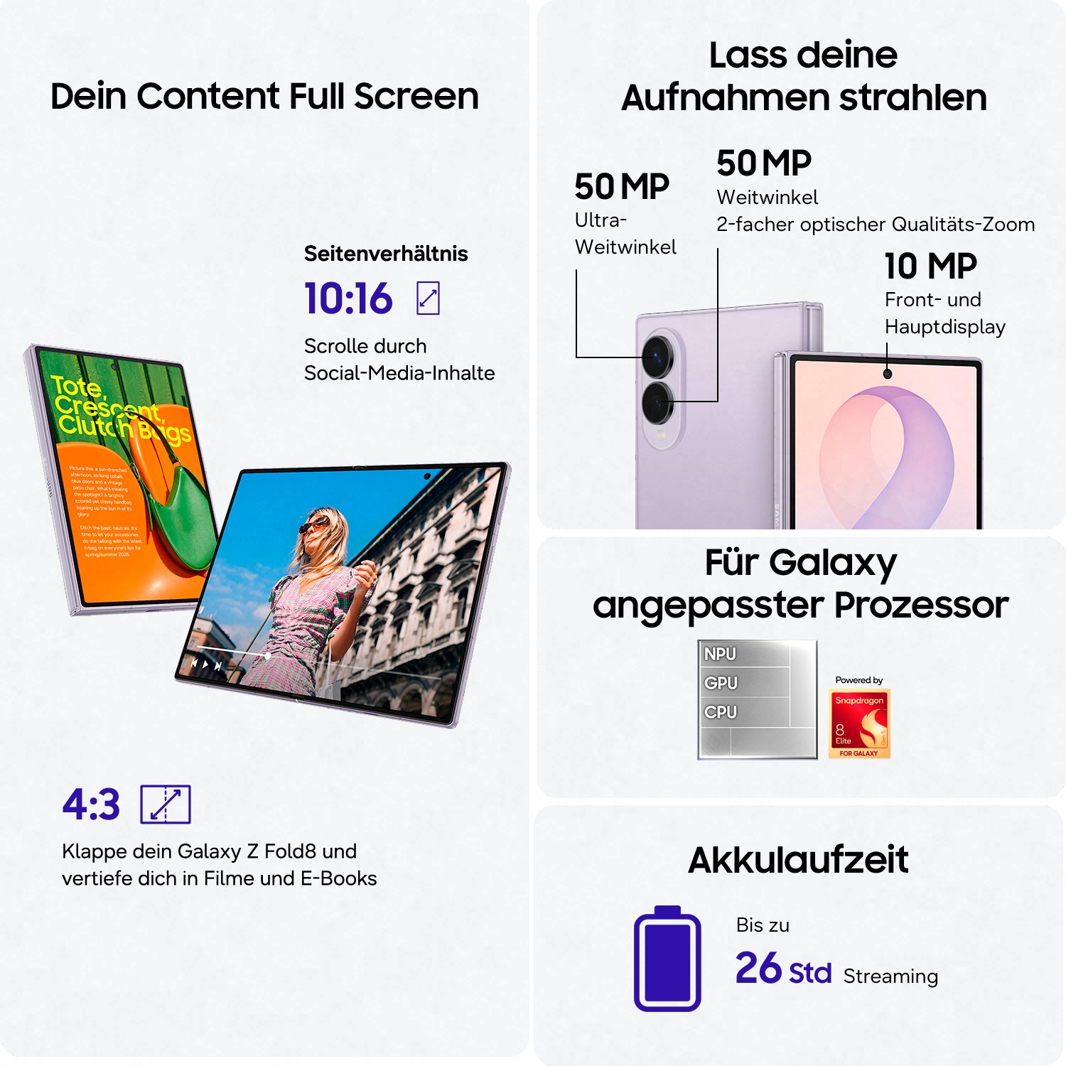Samsung »Galaxy Z Fold8« Cream