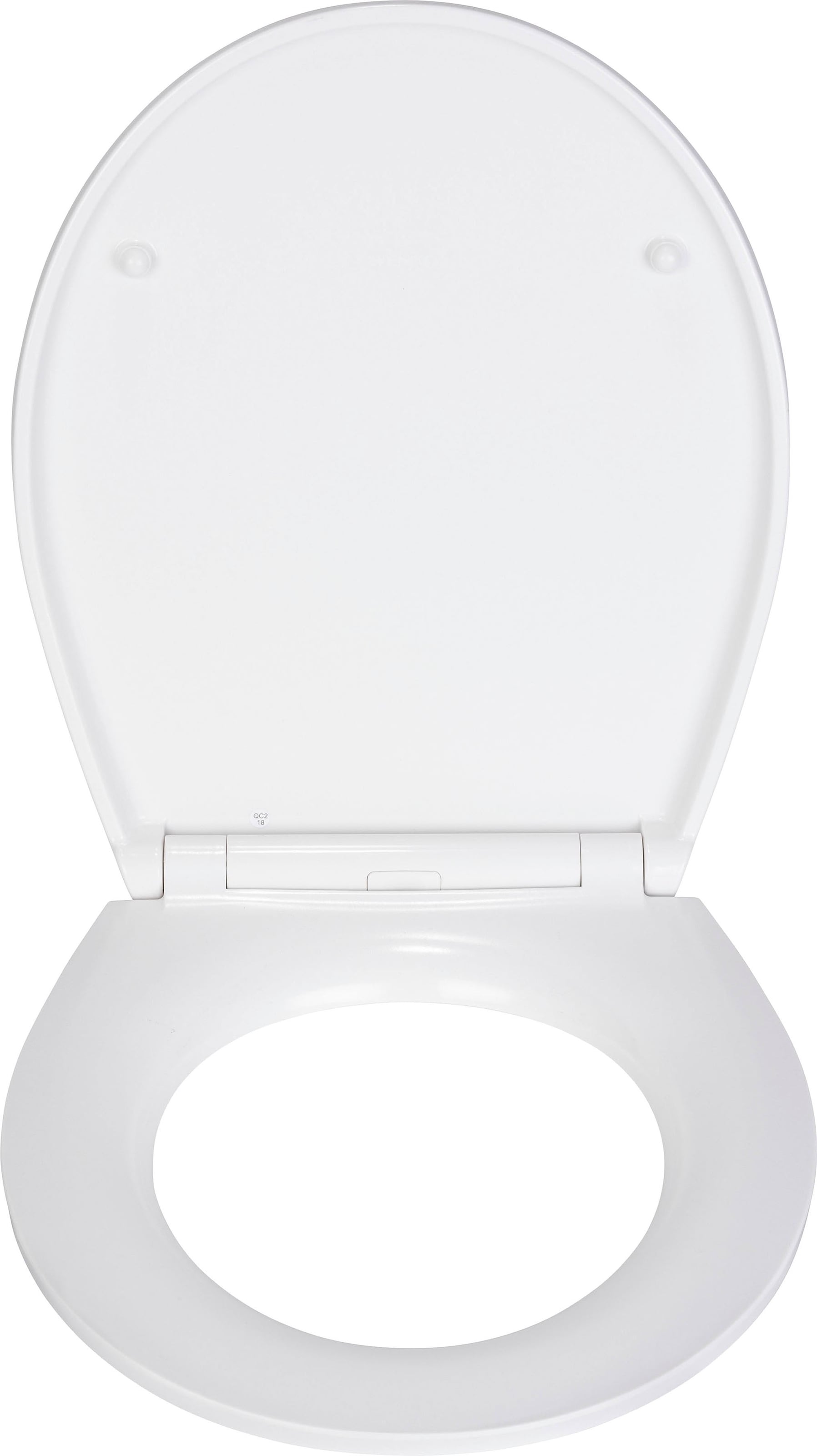 WENKO WC-Sitz »Big Leaves« mit Relief, aus antibakteriellem Duroplast