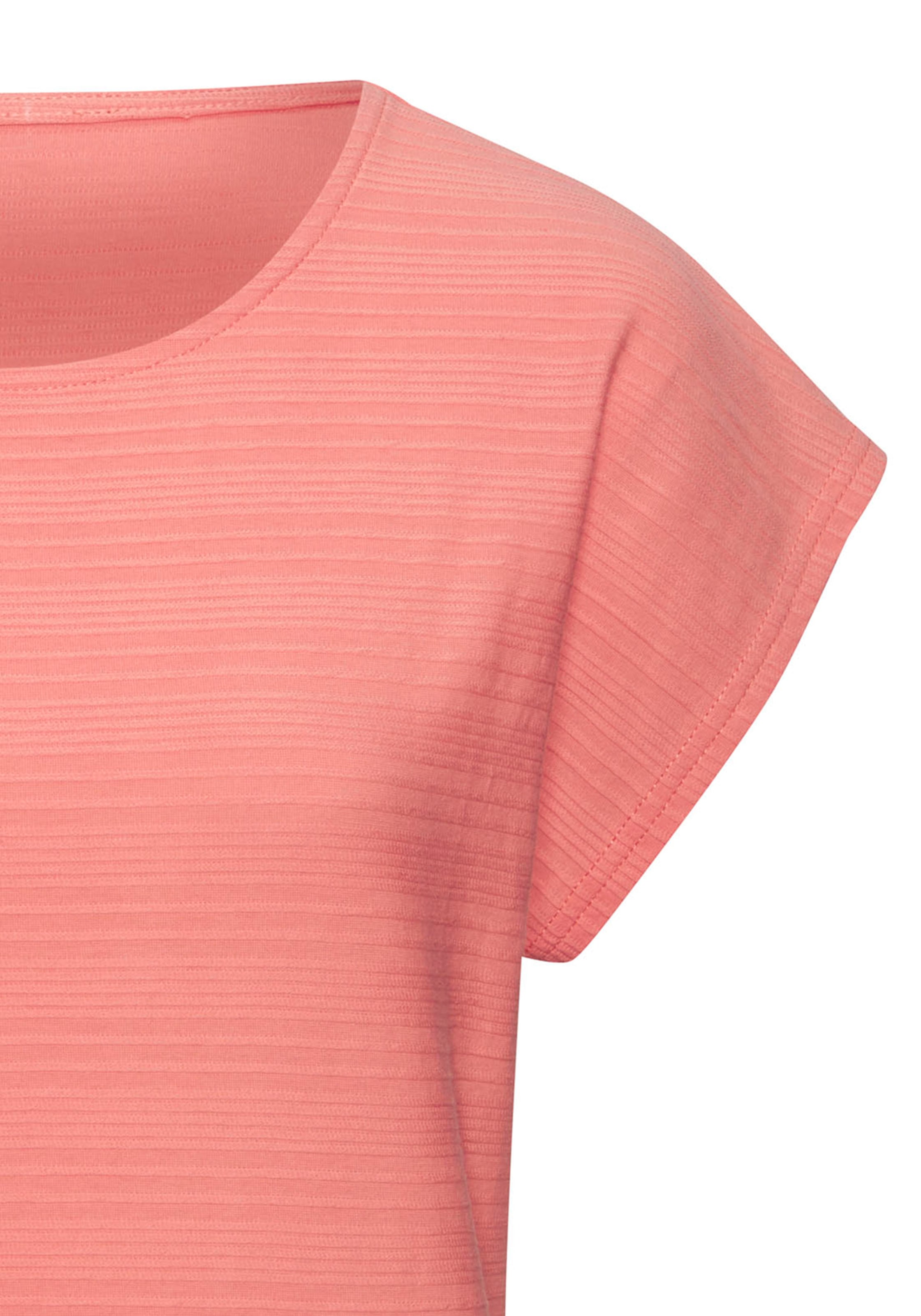 Vivance T-Shirt »mit modischer Streifenstruktur« Packung,  aus weicher Baumwoll-Qualität