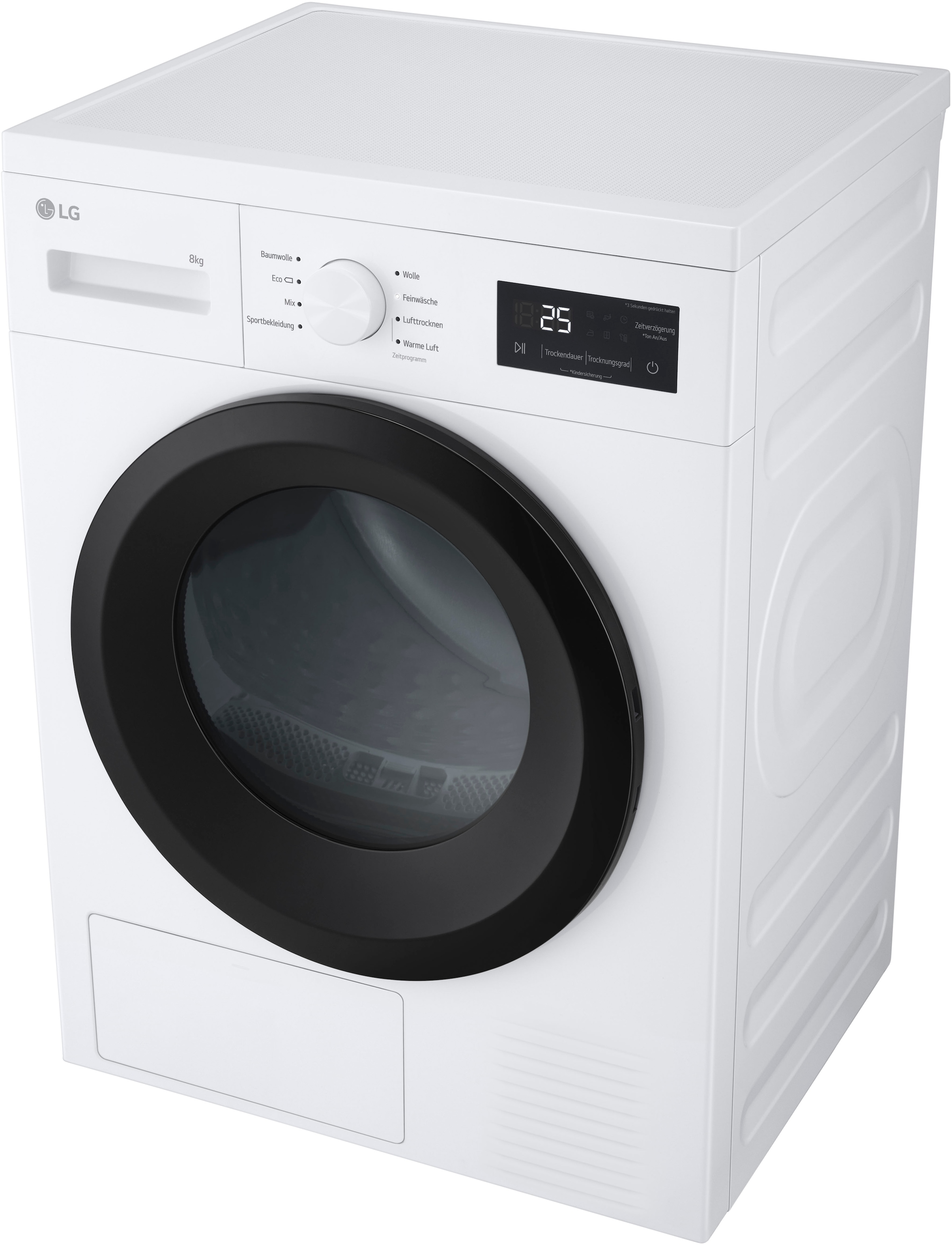LG Wärmepumpentrockner »RT80B2« Sicherheitsglastür