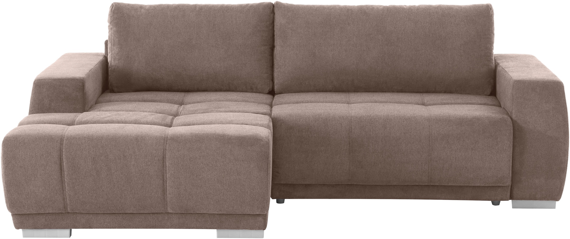 INOSIGN Ecksofa »Bolero L-Form«, wahlweise mit Bettfunktion & Bettkasten