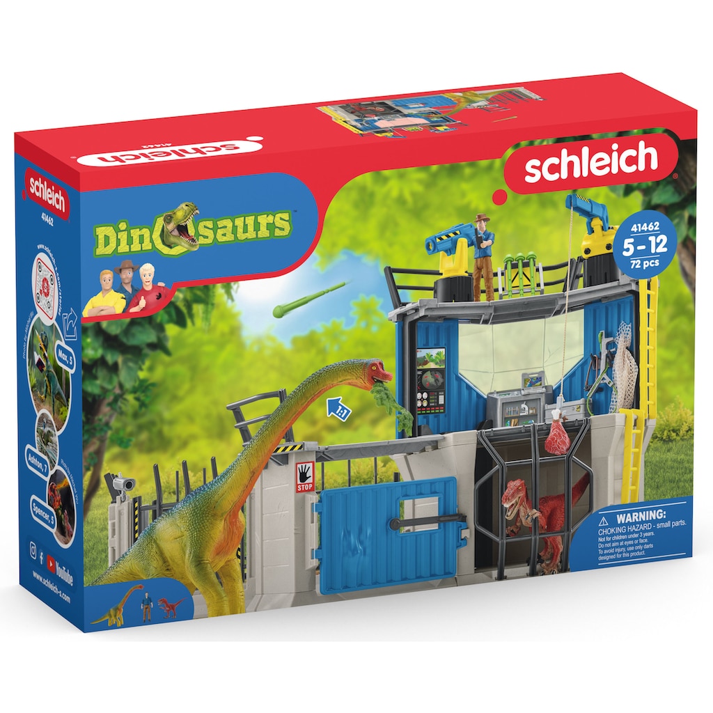 Schleich® Spielwelt »DINOSAURS, Große Dino-Forschungsstation (41462)«, (Set)