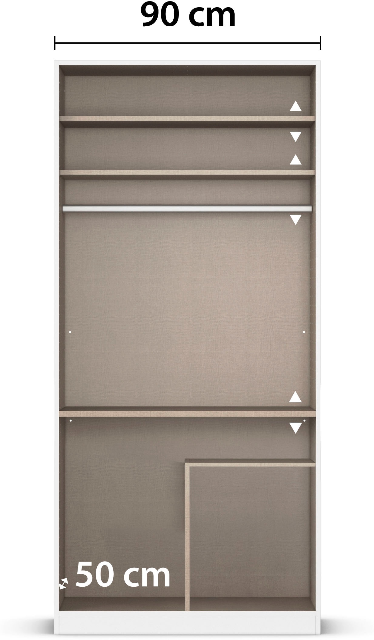 rauch Jugendzimmer-Set »Marlene«, (Set, 4 tlg., in 3 verschiedenen Ausstattungen BASIC/CLASSIC/PREMIUM), erhältlich in verschiedenen Bett- und Schrank-Breiten MADE IN GERMANY