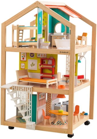 KidKraft® Puppenhaus »Stylish Mansion mit EZ Kraft Assembly™«, fahrbar; inklusive Möbel kaufen