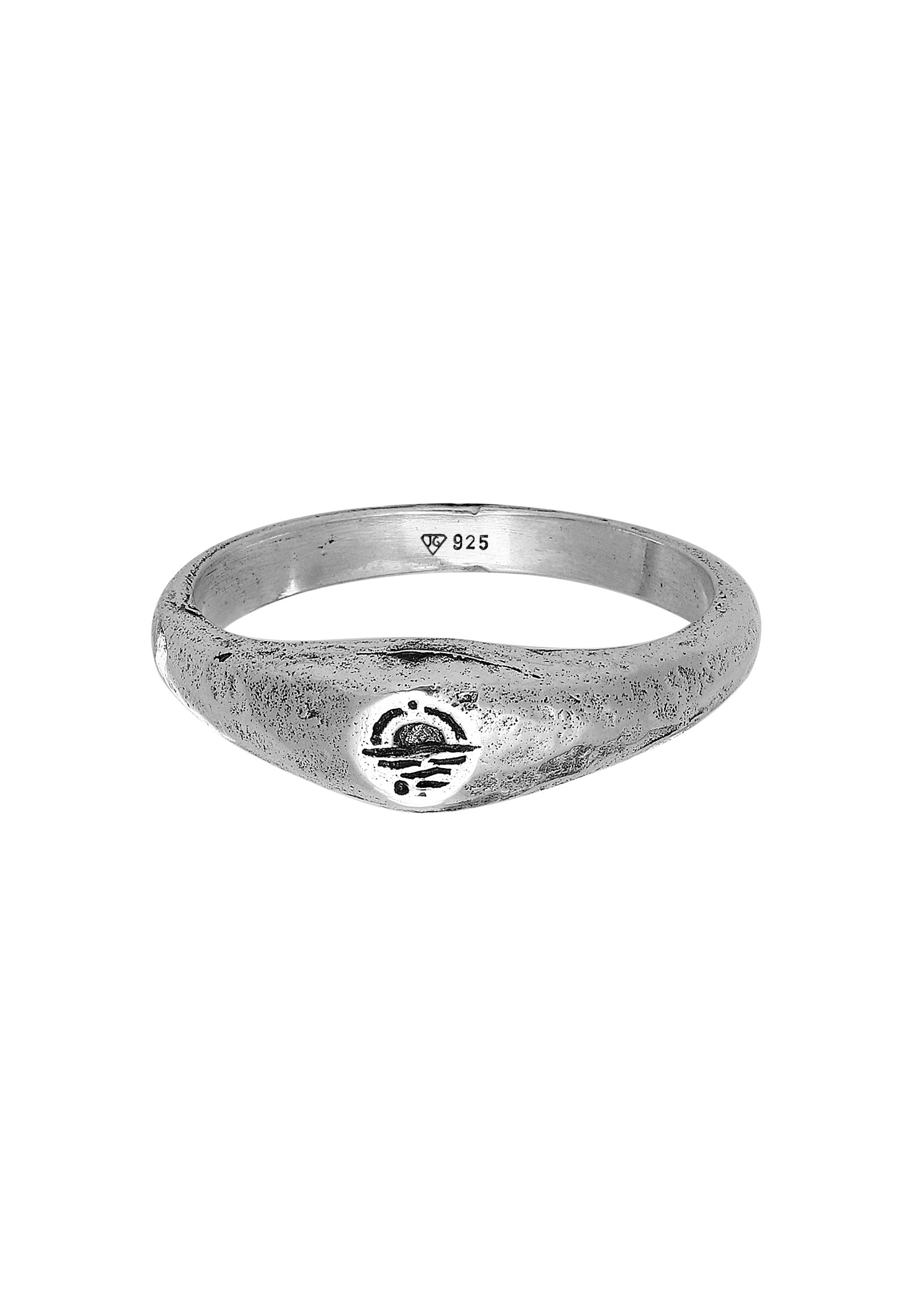 HAZE & GLORY Siegelring »Ring Herren Siegelring Sundowner 925 Silber«