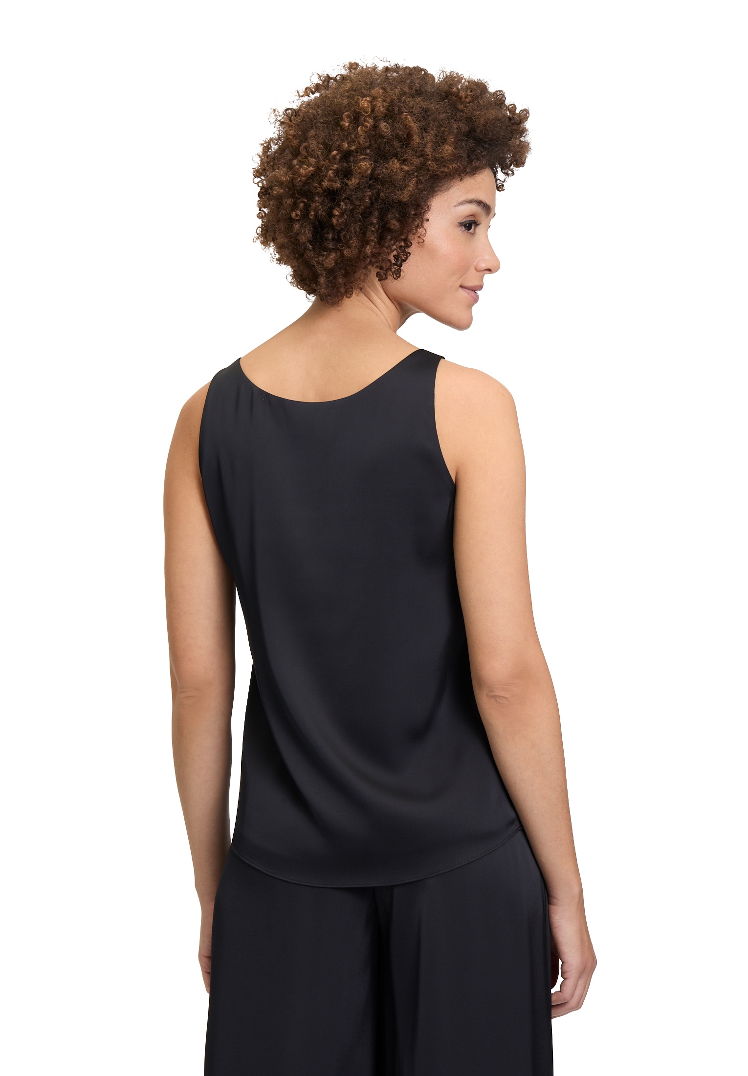 Vera Mont Satinbluse »Satin-Bluse mit V-Ausschnitt«