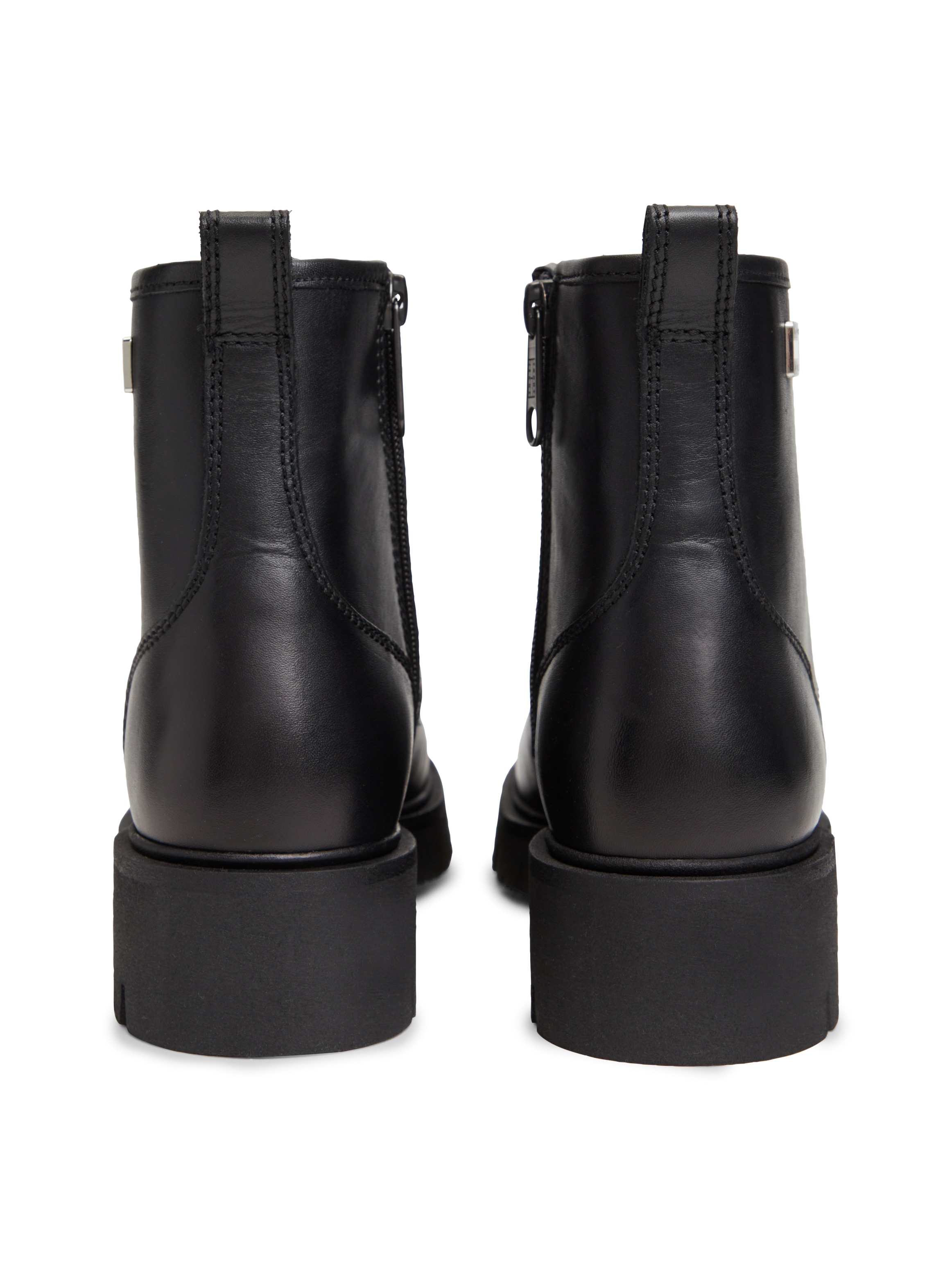 Tommy Jeans Schnürstiefelette »TJW CLEATED LACE UP BOOTS«  Blockabsatz, Schnürboots mit seitlicher Logoflag