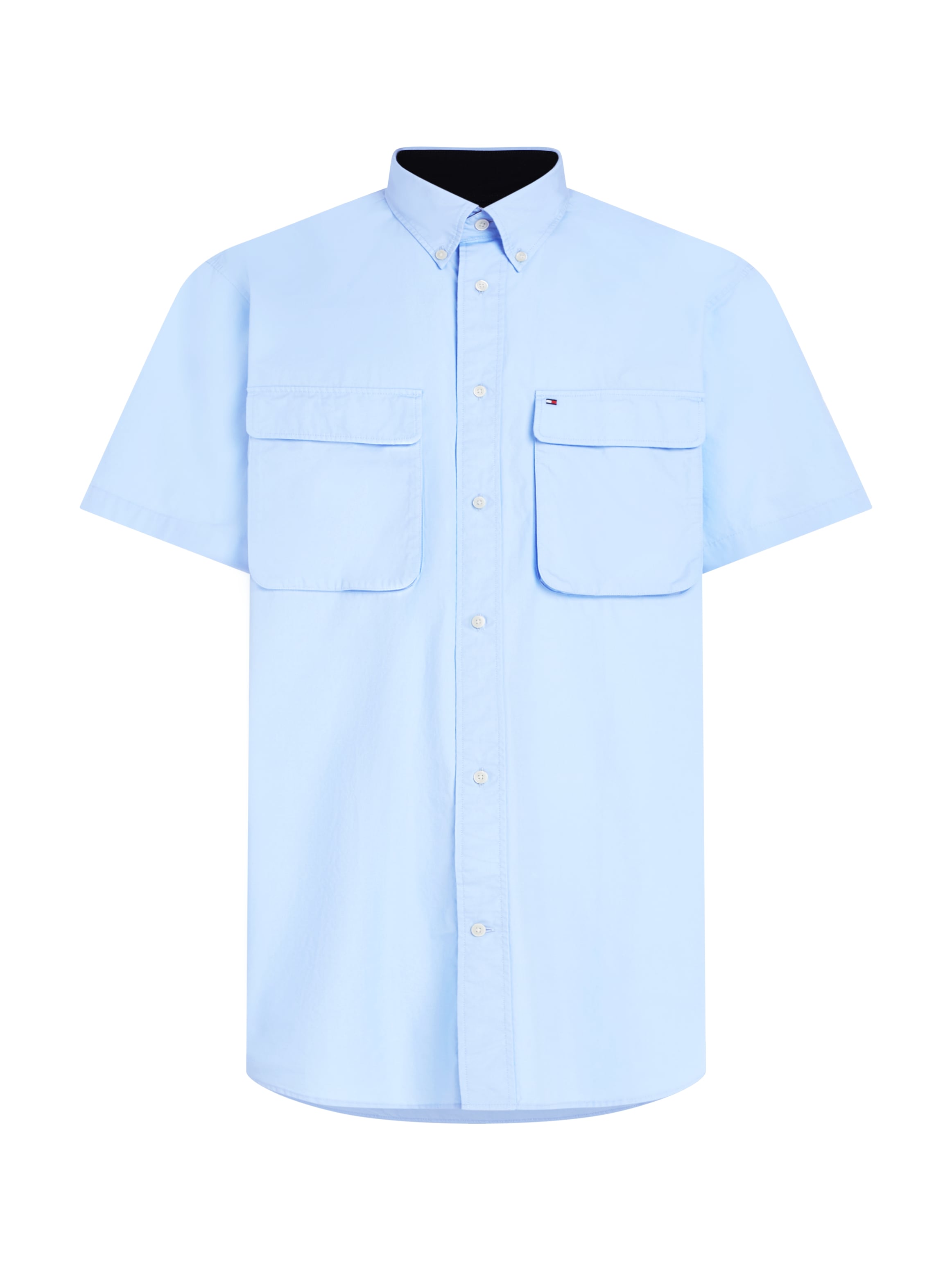 Tommy Hilfiger Kurzarmhemd »WCC POPLIN TWO POCKET SHIRT S/S«