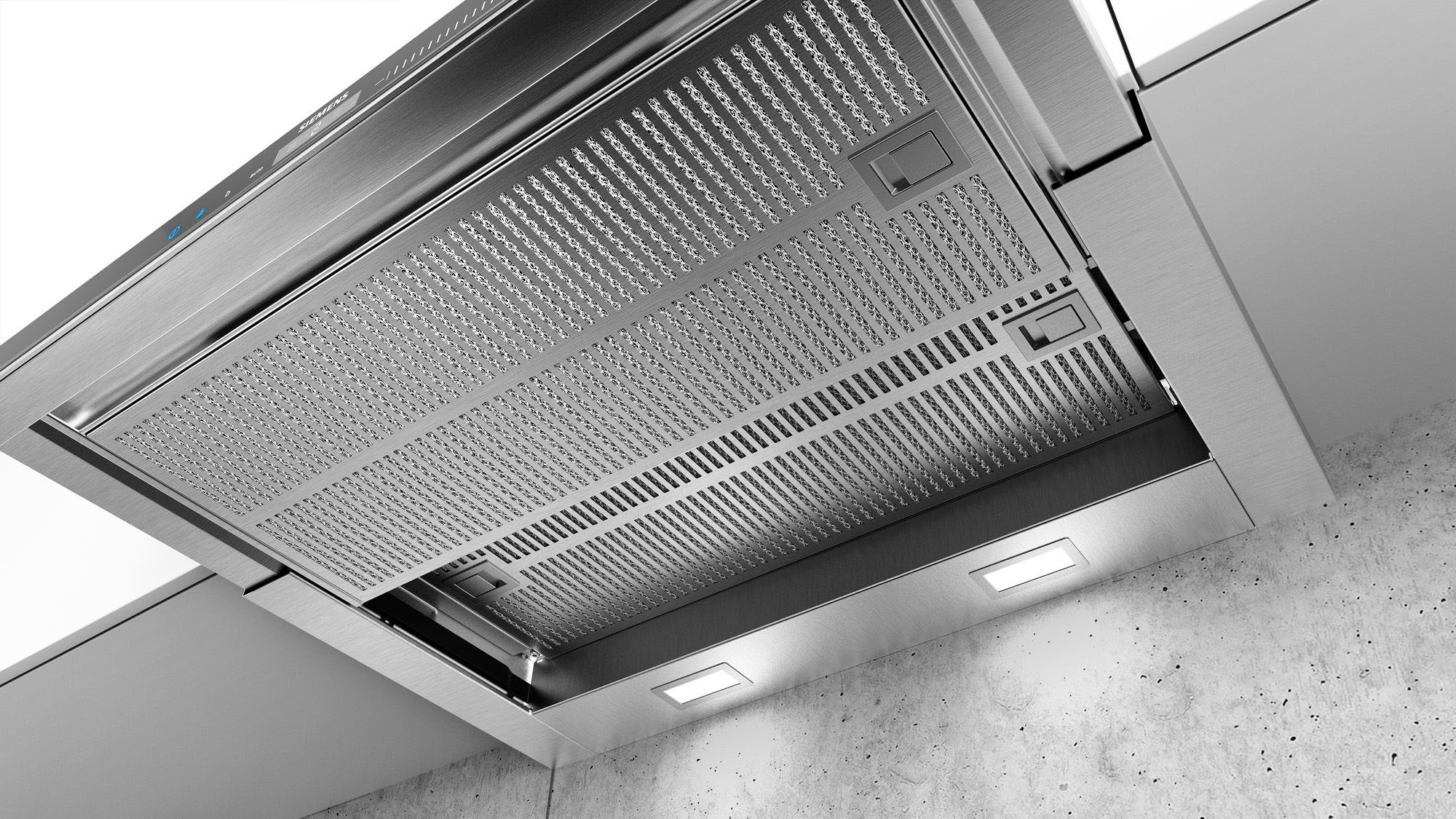 SIEMENS Flachschirmhaube "LI69SA684" Leiser iQdrive-Motor & automatischer climateControl Sensor
