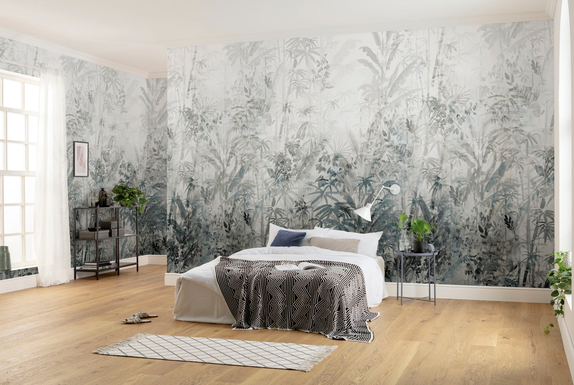 Komar Vliestapete »Digitaldruck Vlies -  Wondrous Watermarks - Größe 300 x 250 cm« bedruckt glatt Wohnzimmer, Schlafzimmer