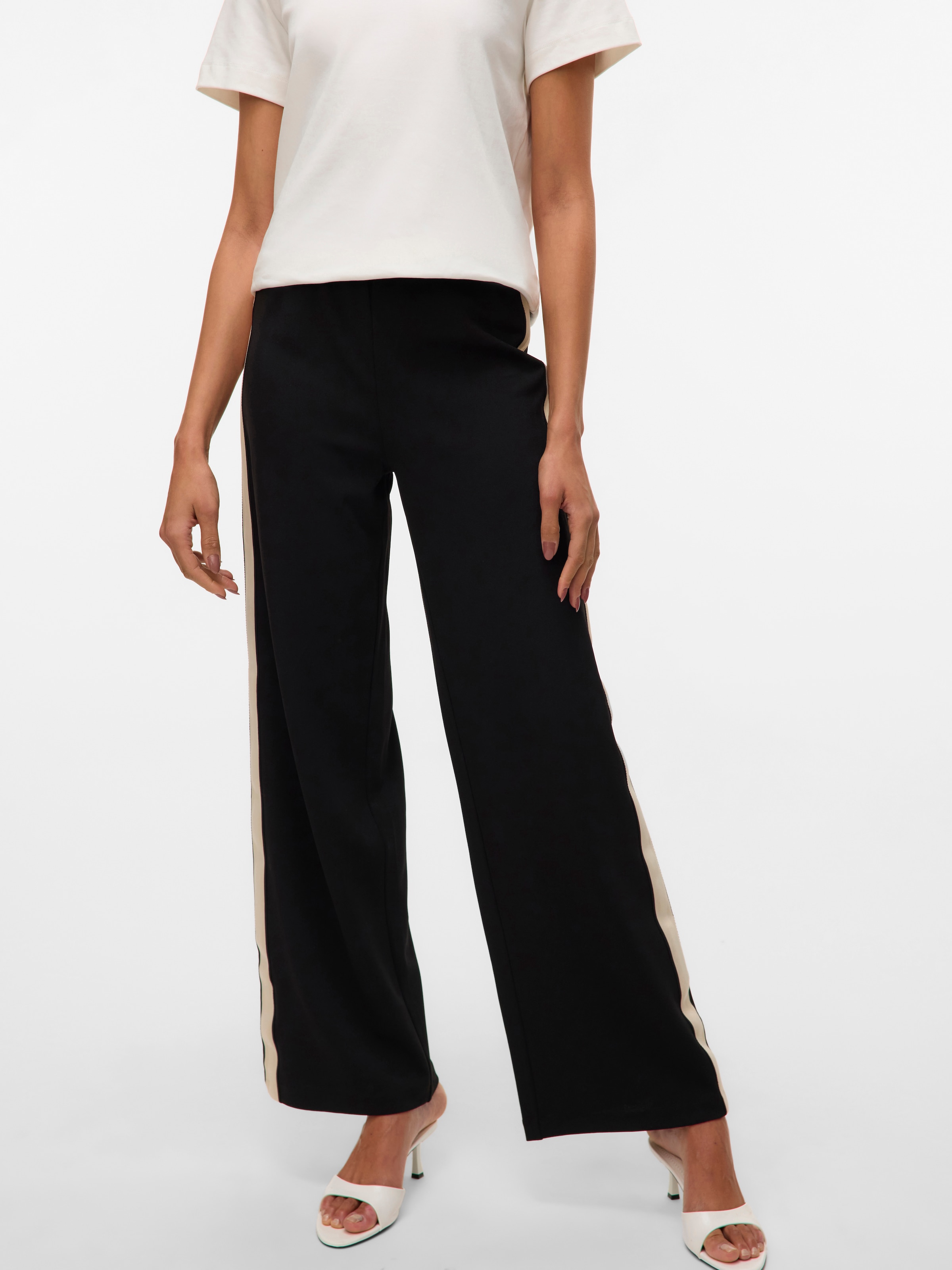 Vero Moda Anzughose »VMBERLIN MW WIDE PANEL PANT NOOS«