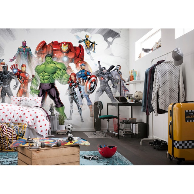 Komar Vliestapete »Avengers Unite«, 500x280 cm (Breite x Höhe) online  kaufen | mit 3 Jahren XXL Garantie