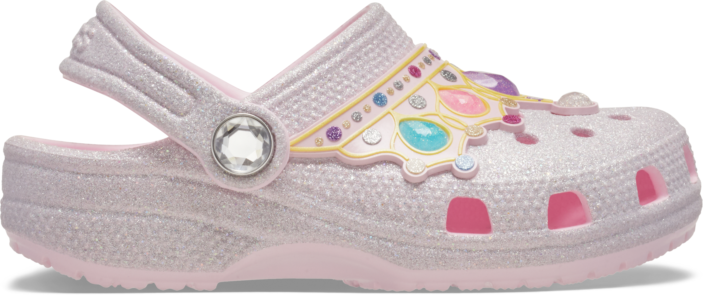 Crocs Clog »Classic IAM Princess Clog«  Schlupfschuh, Hausschuh mit schwenkbarem Fersenriemen, Luftöffnungen