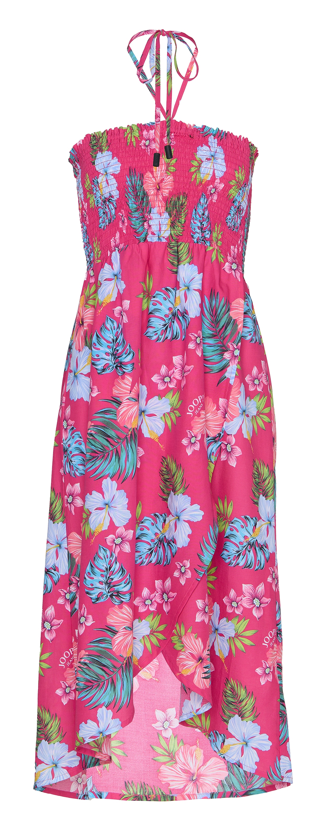 JOOP! Jeans Strandkleid »JEANS!
HIBISCUS« floraler Print, Logo-Details