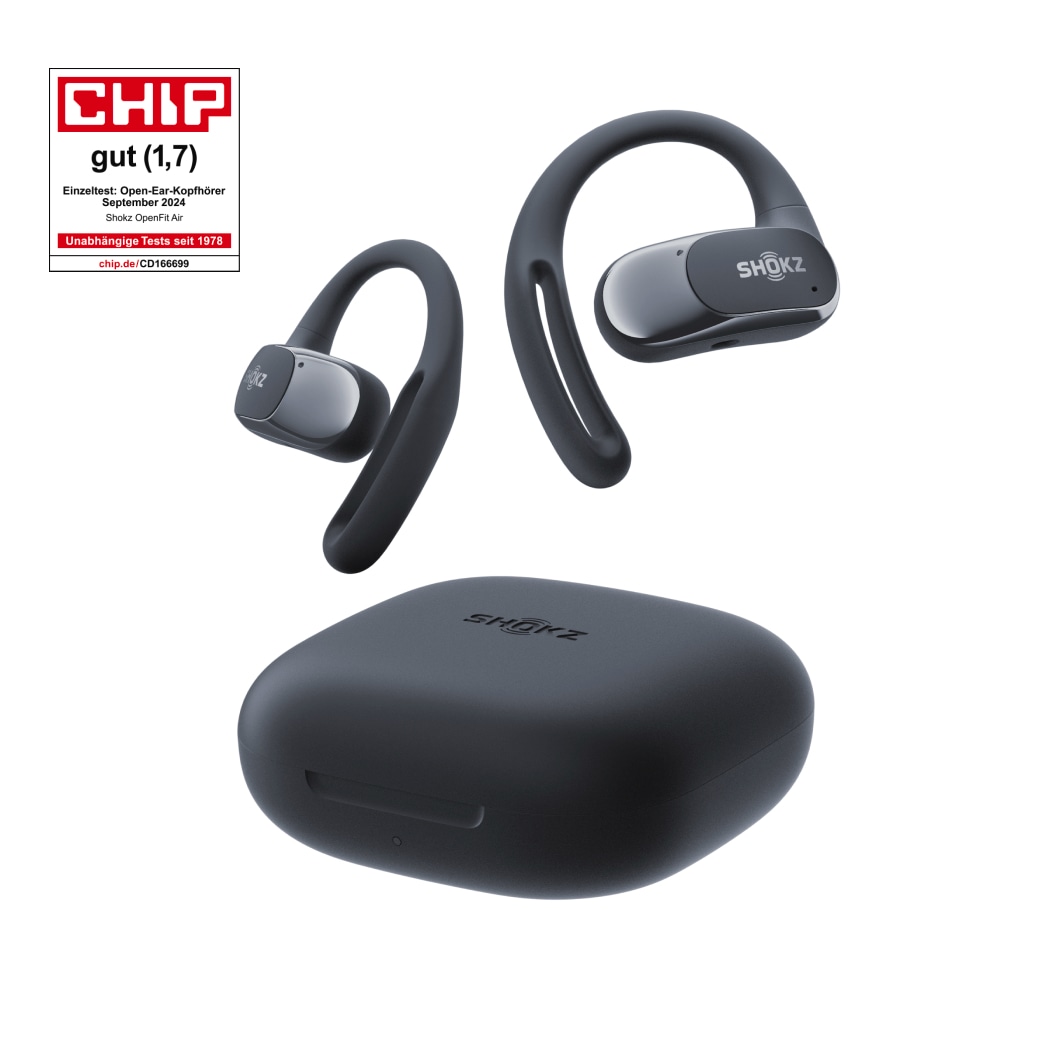Shokz Open-Ear-Kopfhörer »OpenFit Air + Case«
